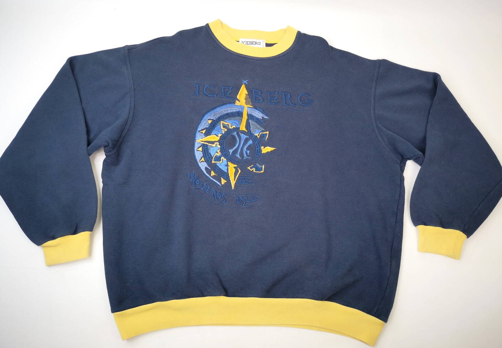 Iceberg Herren Pullover Sweater Prosperos Isle Gr. XL vintage 90s