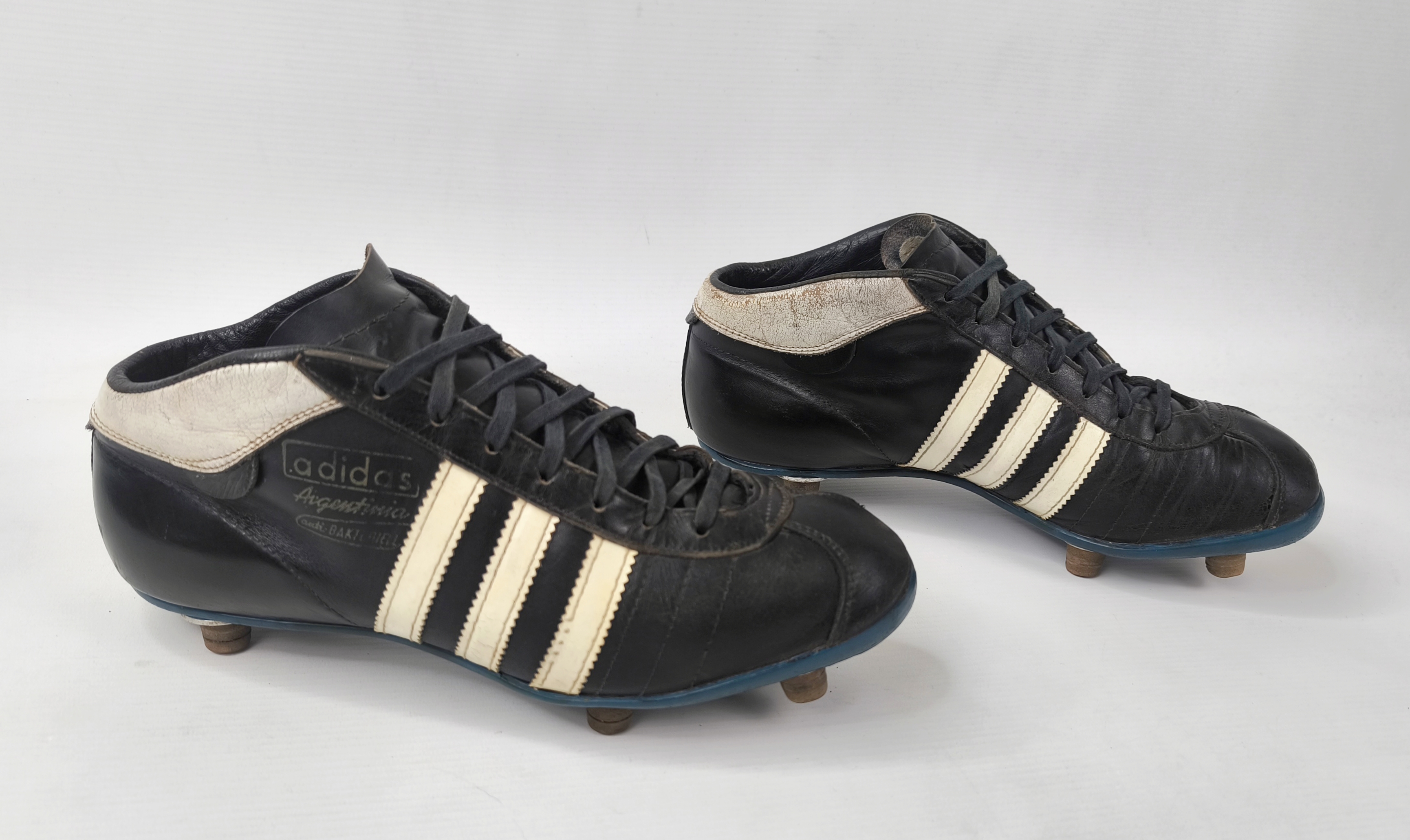 adidas Argentinia Fussball Schuhe 1960er EUR 41 UK 7 Western Germany 60s vintage