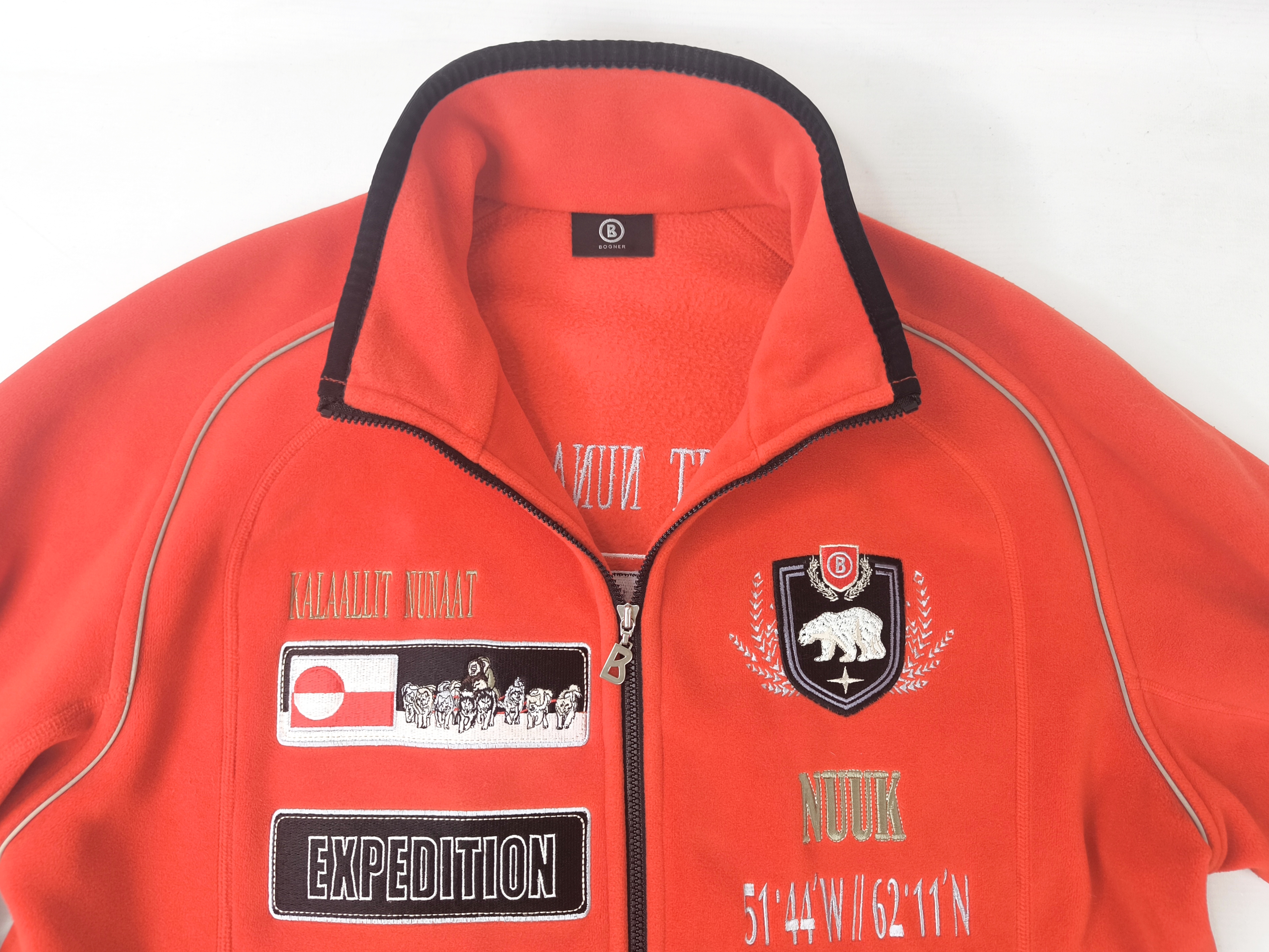 Bogner Fleece Jacke Expedition Gr. 50 (M/L) rot Fleecejacke Greenland