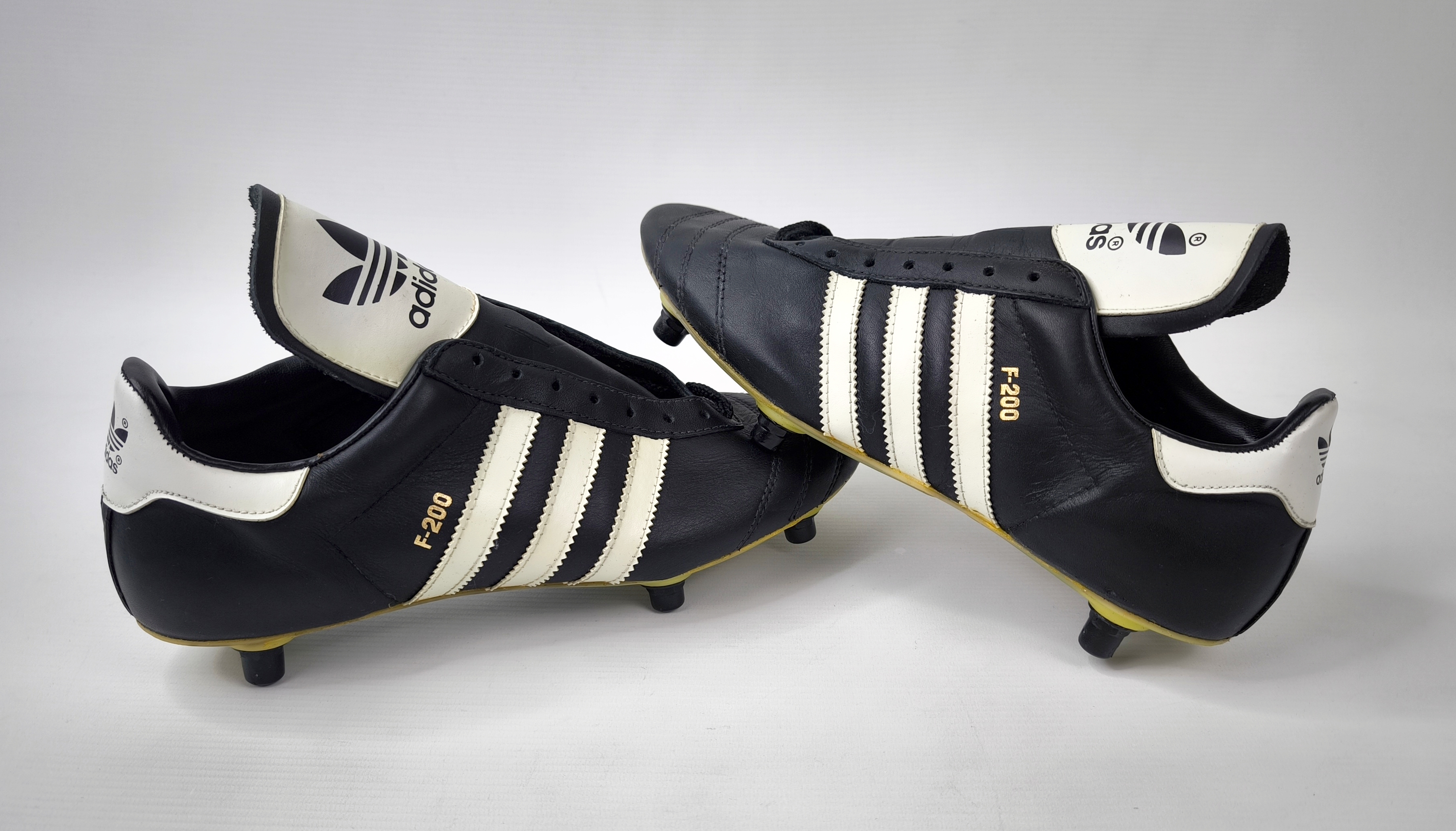 adidas F-200 Fussball Schuhe 1980s EUR 42 / UK 8 Made in Spain vintage BN