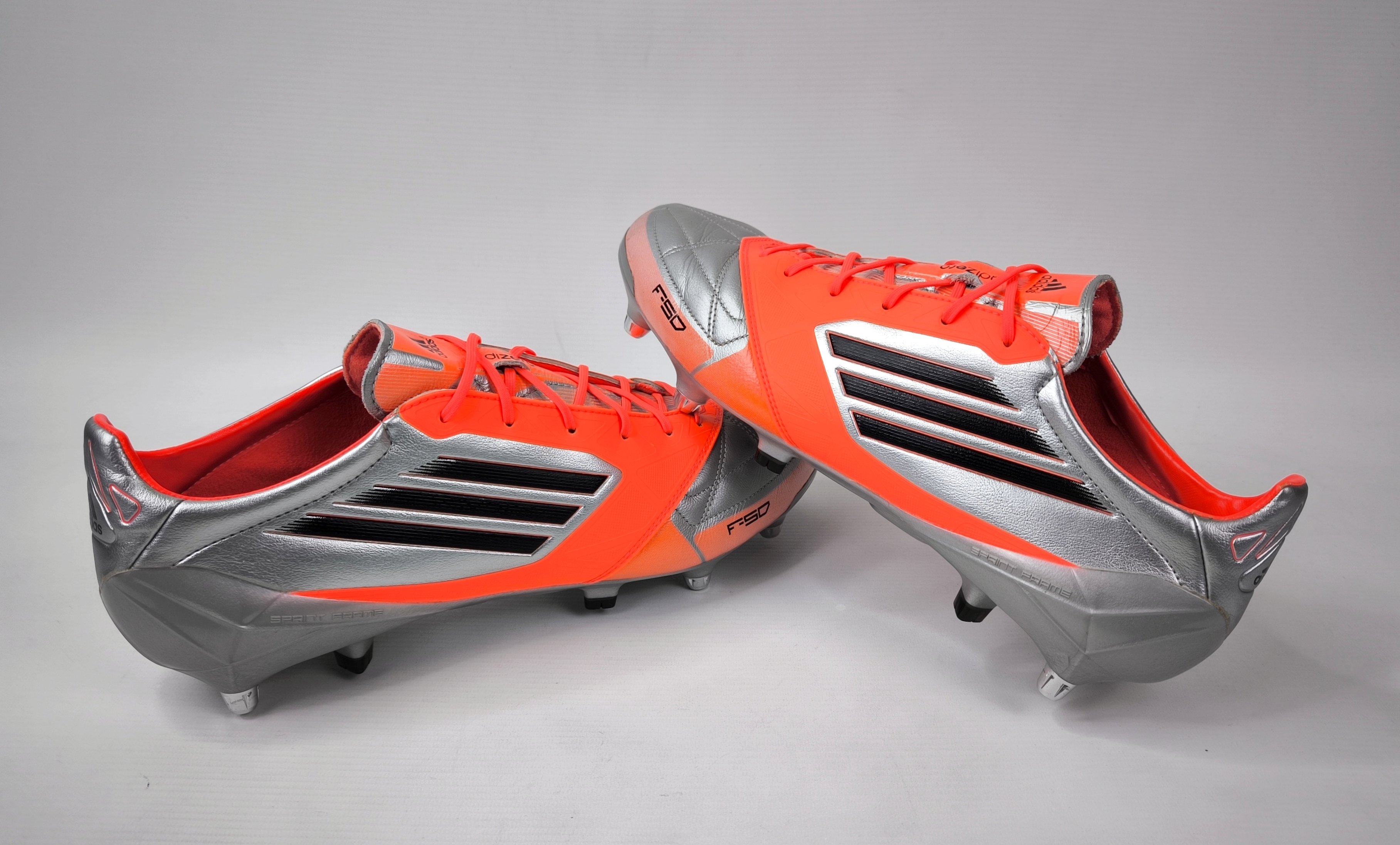 adidas Adizero F50 XTRX SG EUR 47 1/3 / UK 12 aus 2012 orange silber G64220