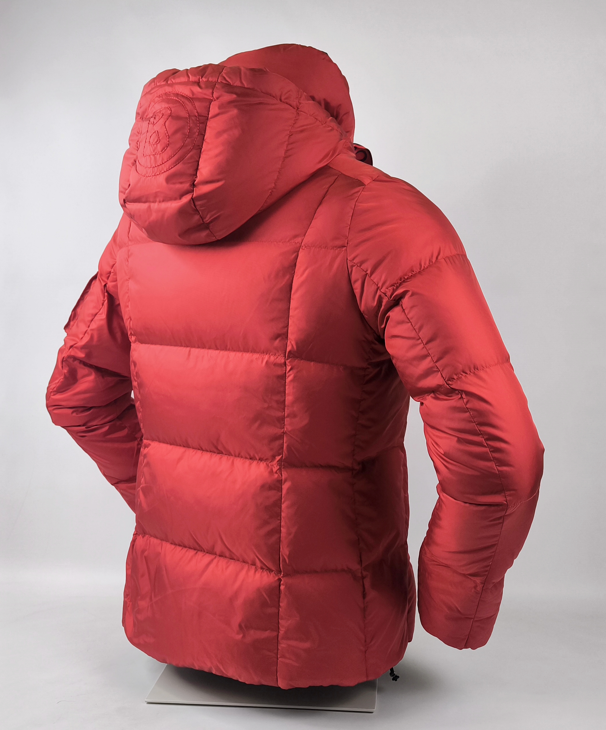 Bogner Daunenjacke Felina Gr. 42 (L) rot abnehmbare Kapuze Damen Jacke