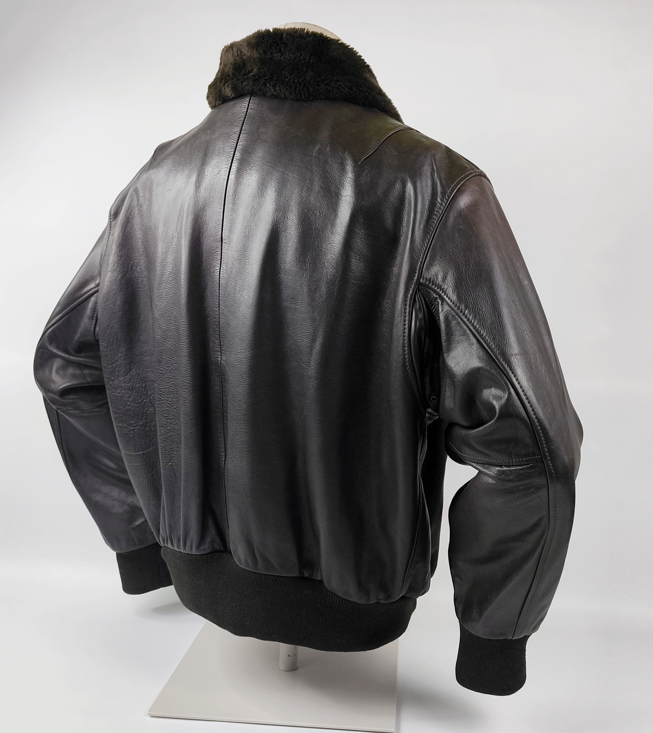 Redskins Lederjacke B32 dunkelbraun Gr. L inkl. Webpelzkragen Pilotenjacke