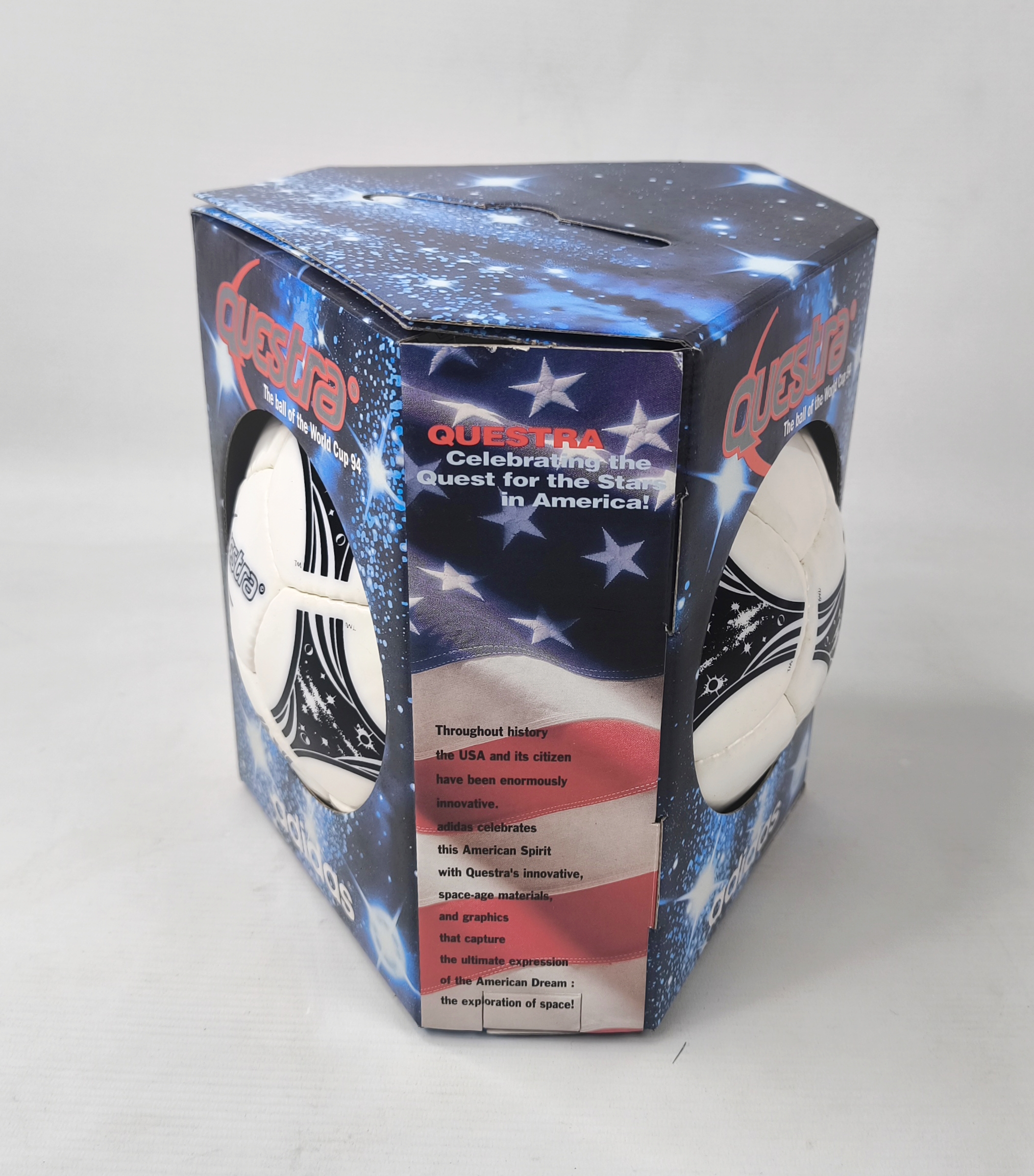 adidas Fussball Questra Official matchball WM World Cup 1994 Made in France