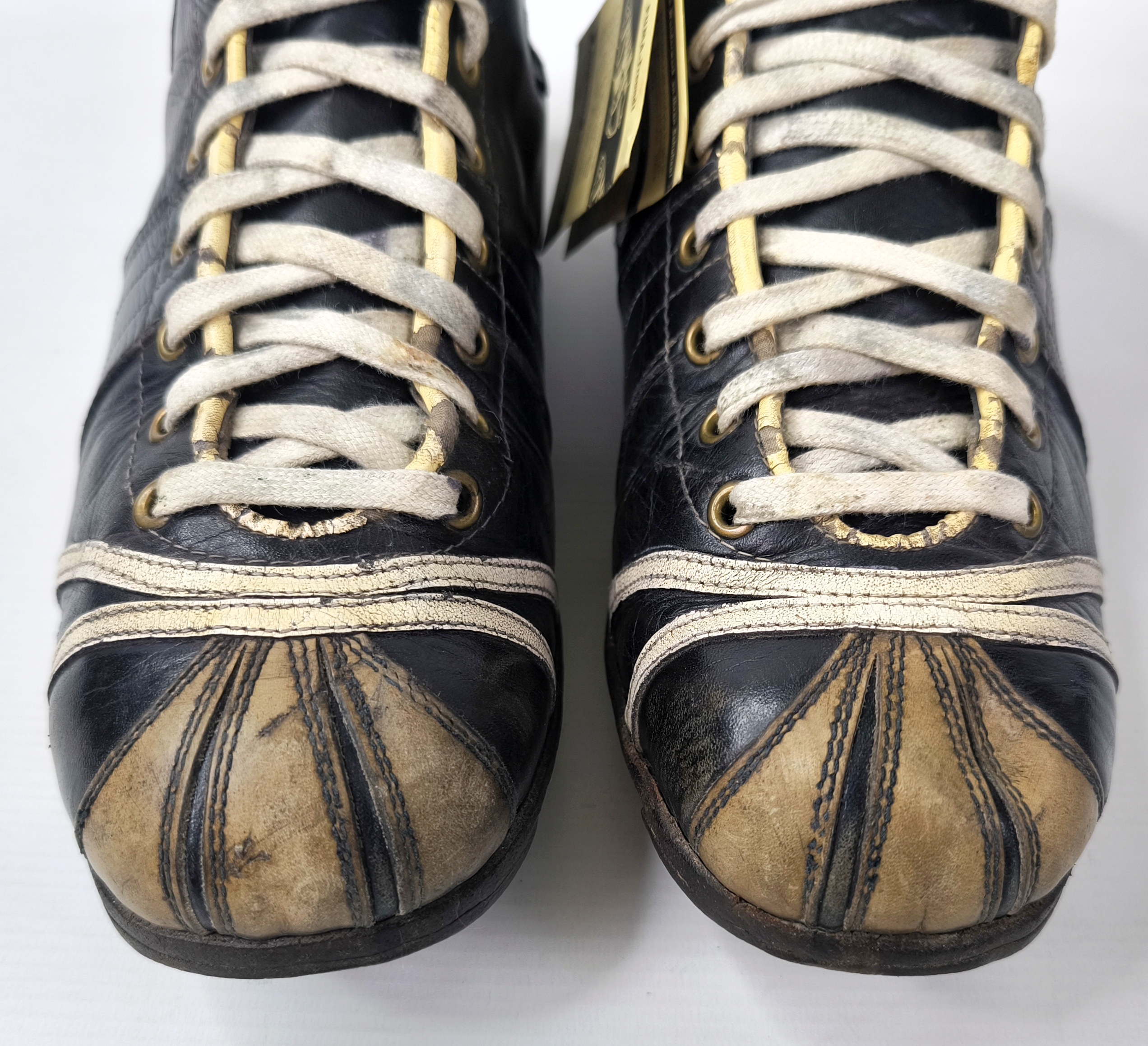Puma Fussball Schuhe Rekord 1950`s EUR 43 / UK 9 mit Booklet vintage Atom