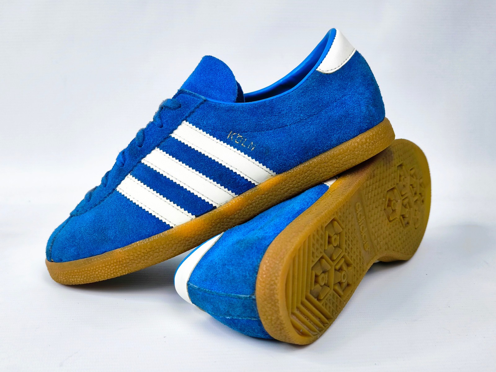 adidas Köln Schuhe 1970s EUR 40 / UK 6.5 vintage Made in Yugoslavia 3156 trainer