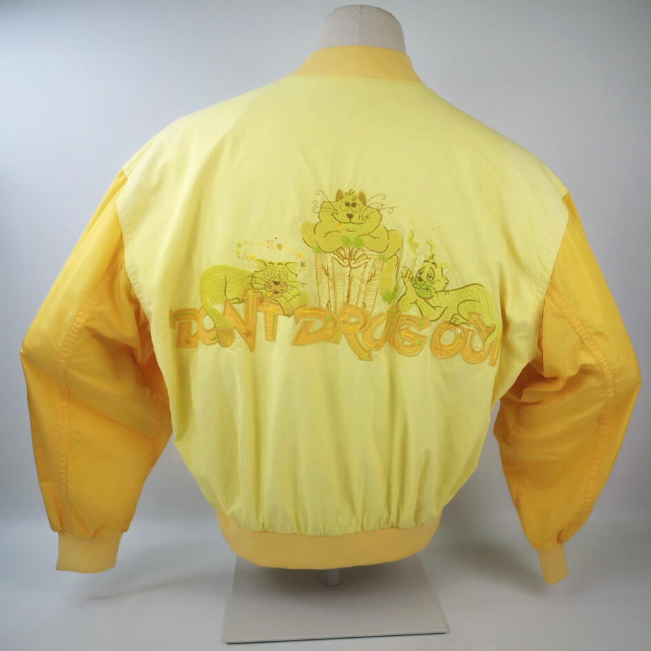 Iceberg Jacke Aristocats "Don`t Drug Out" Gr. L (52) gelb/orange vintage 90s