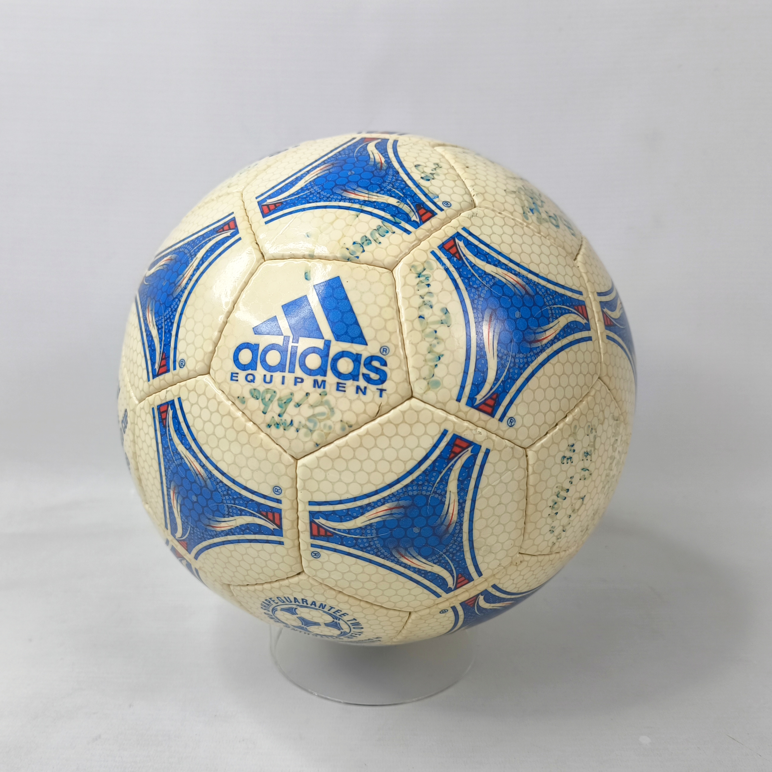 adidas Tricolore Fussball Official Matchball World Cup 1998 Made in Morocco