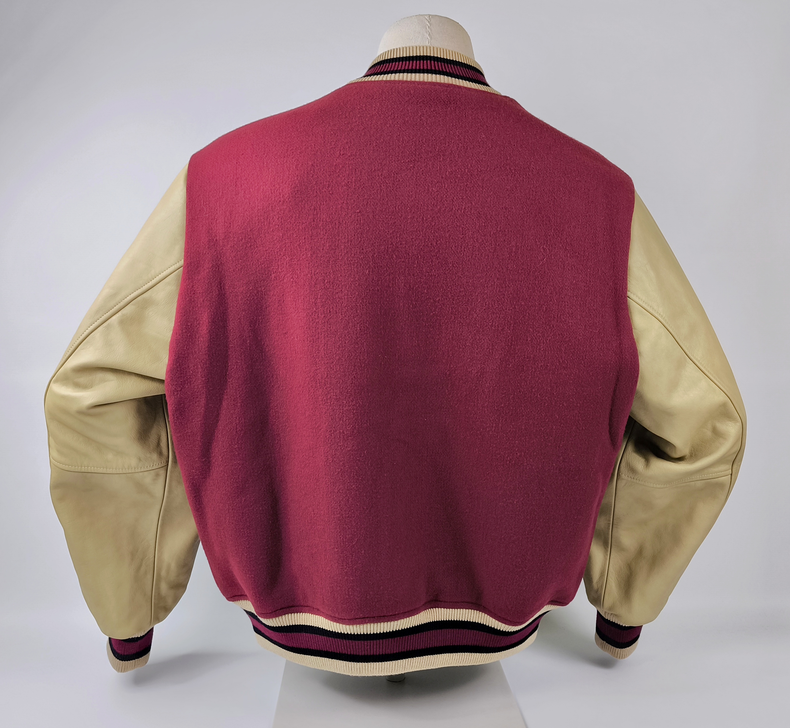 Gant Padded Mix Varsity Jacket Gr. L (XL) College Baseball Jacke Plumped Red neu