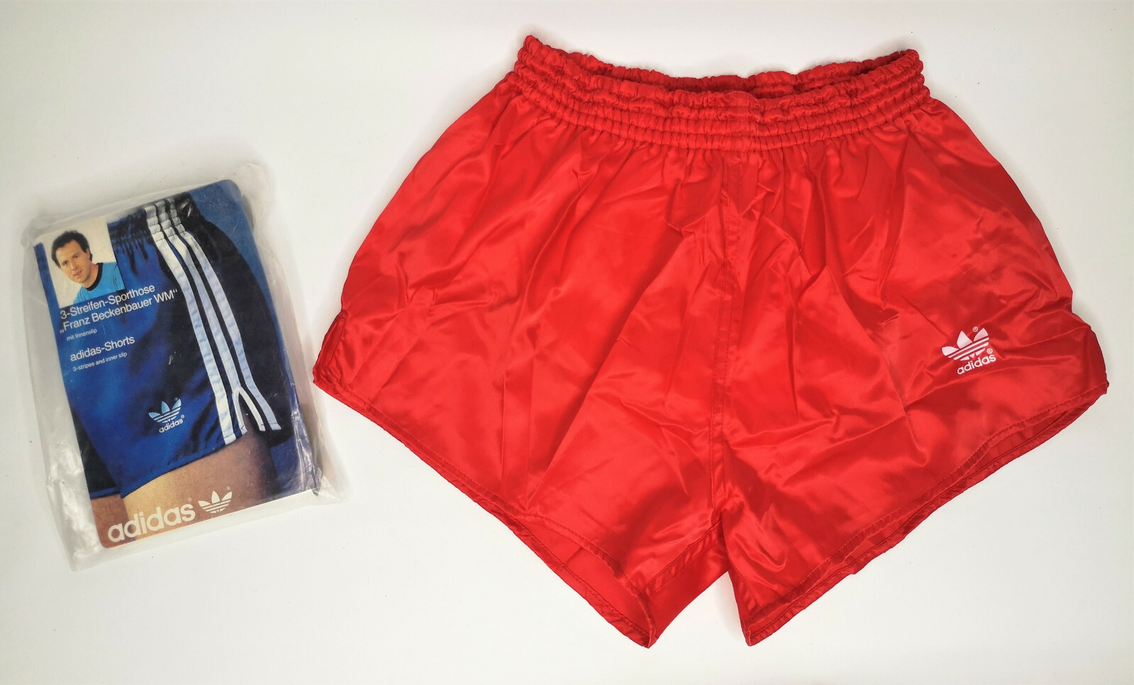 adidas Shorts Beckenbauer 80`s Nylon Gr. D8 (XL) Sporthose Sprinter vintage