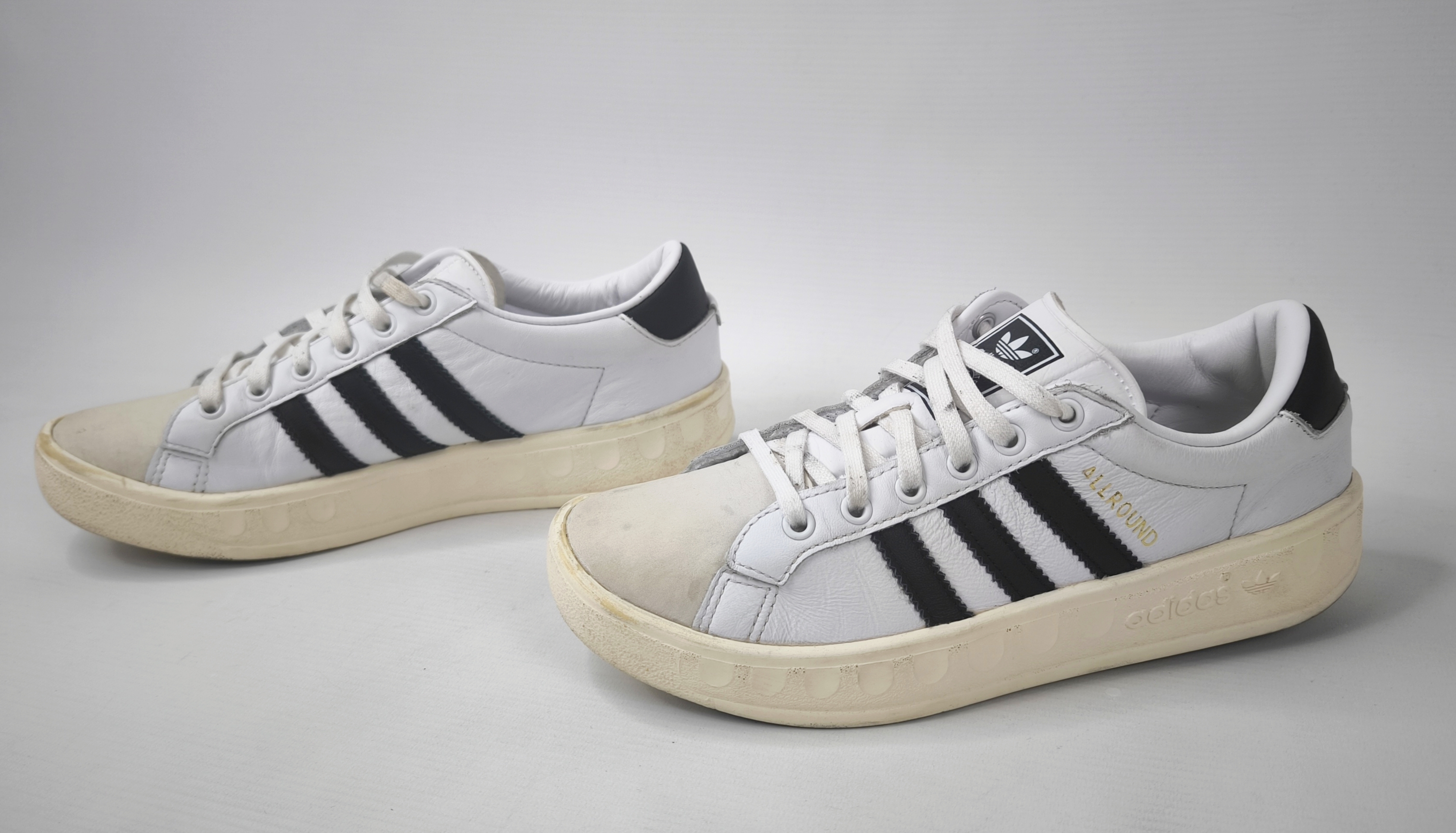 adidas Allround Low Schuhe EUR 38 2/3 - UK 5.5 aus 2017 BY2954 fallen klein aus