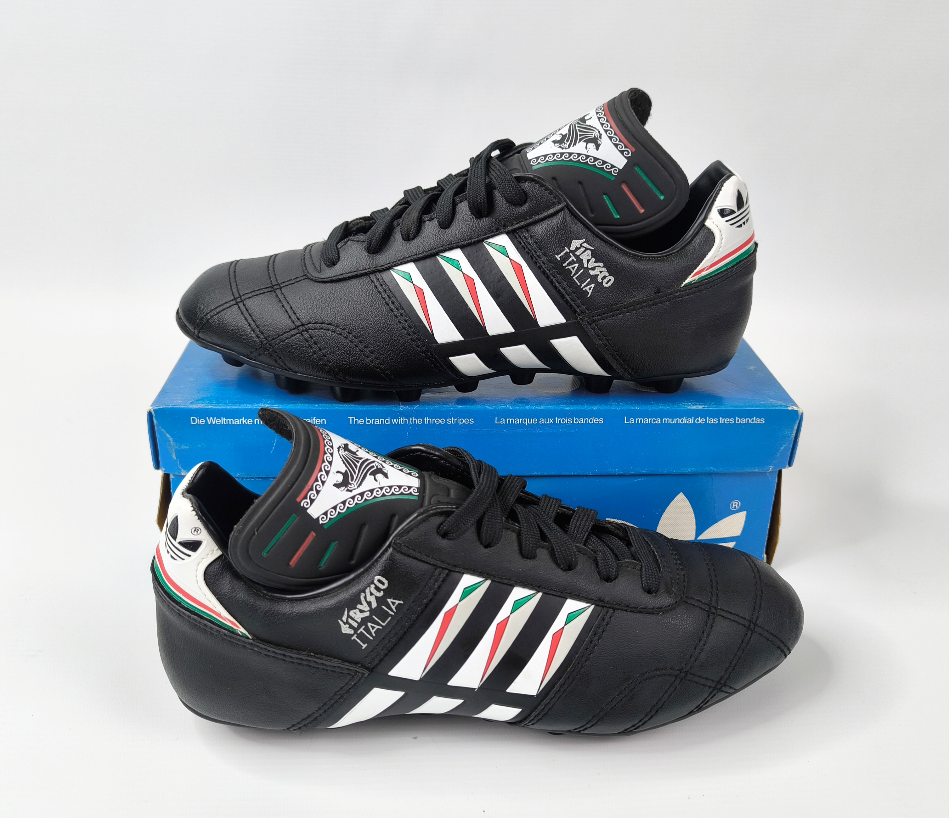 adidas Etrusco Italia Fussball Schuhe EUR 40 UK 6.5 vintage world cup 1990 BNIB