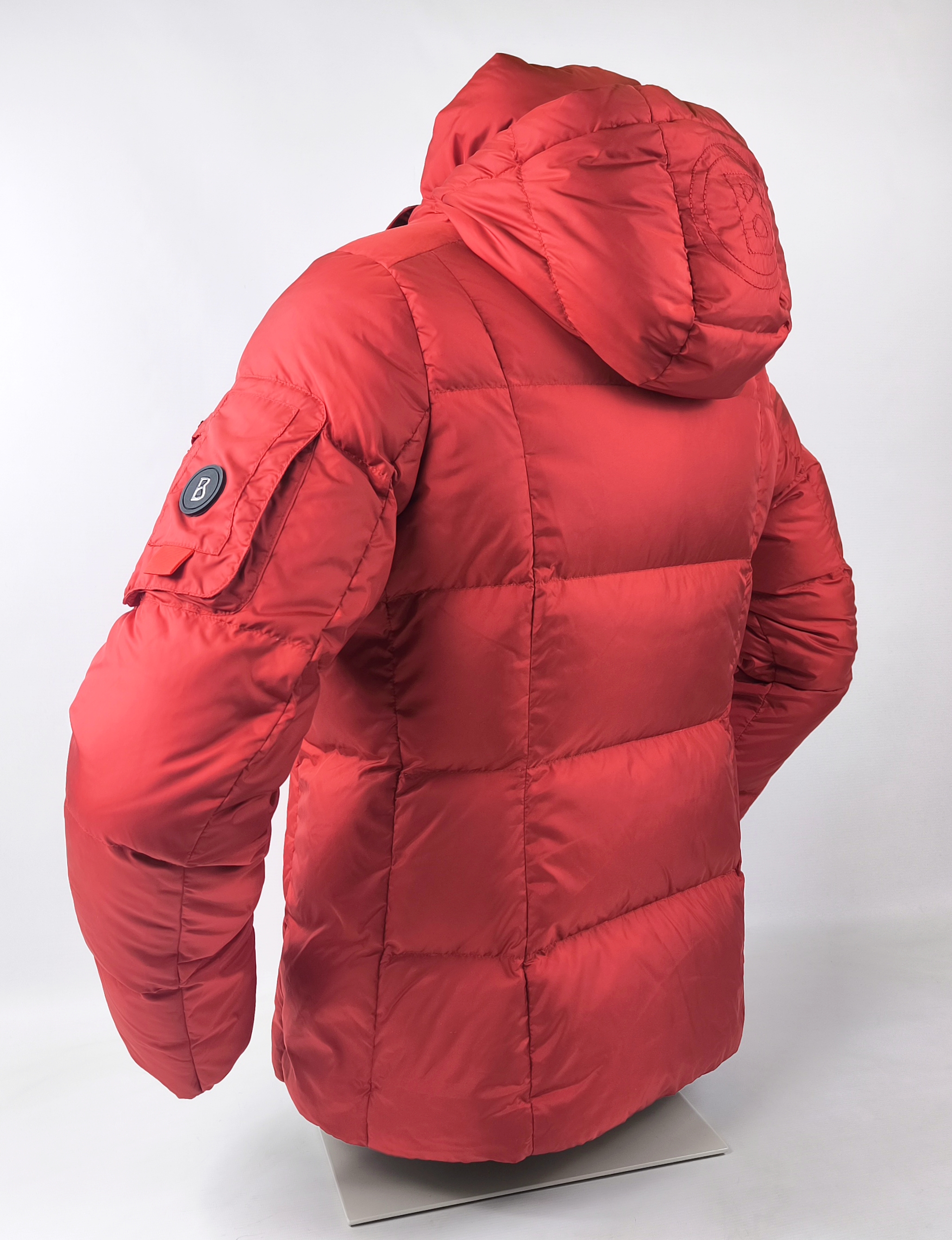 Bogner Daunenjacke Felina Gr. 42 (L) rot abnehmbare Kapuze Damen Jacke
