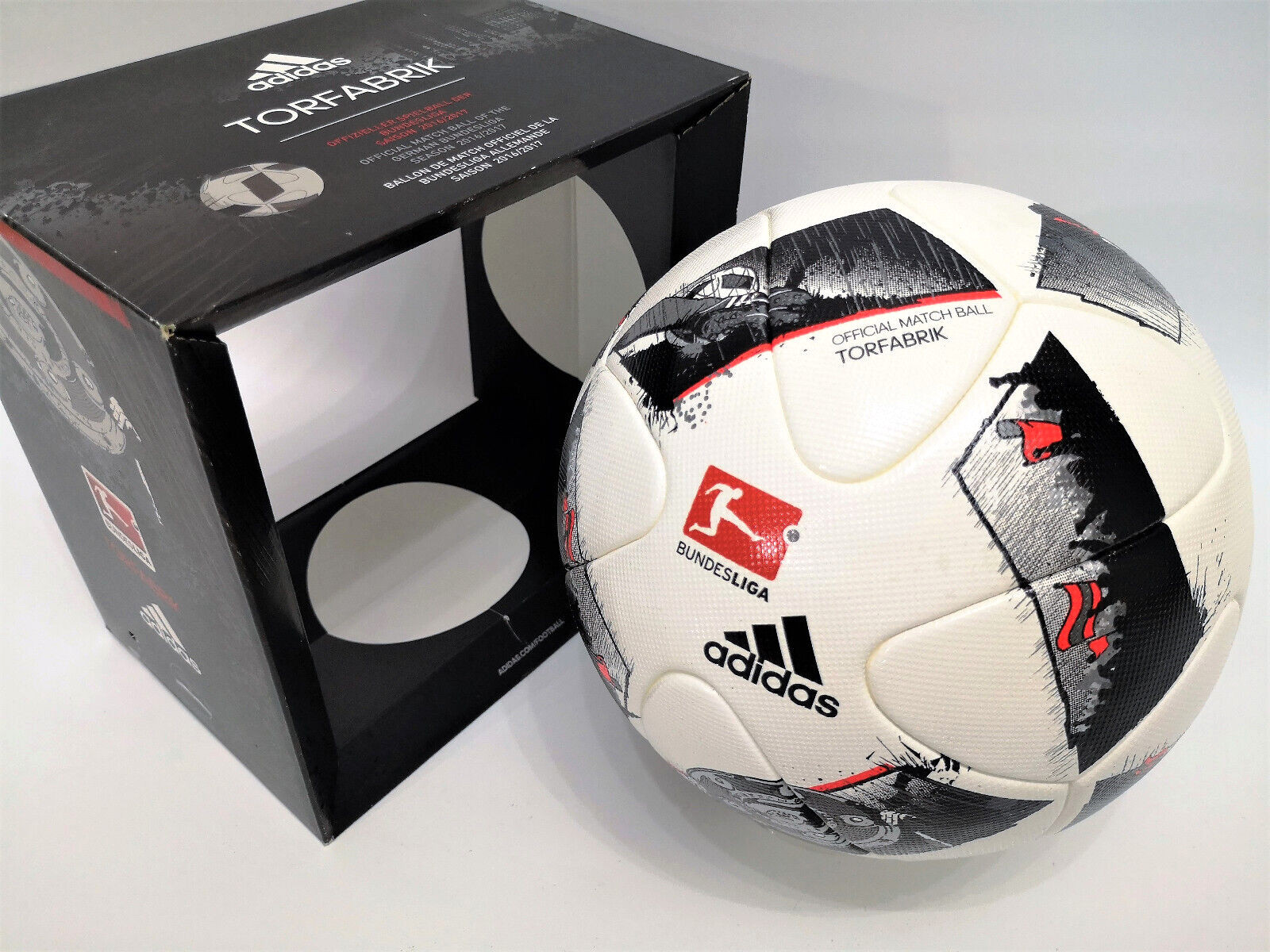 adidas Torfabrik Fussball Bundesliga Saison 2016/17 matchball neu