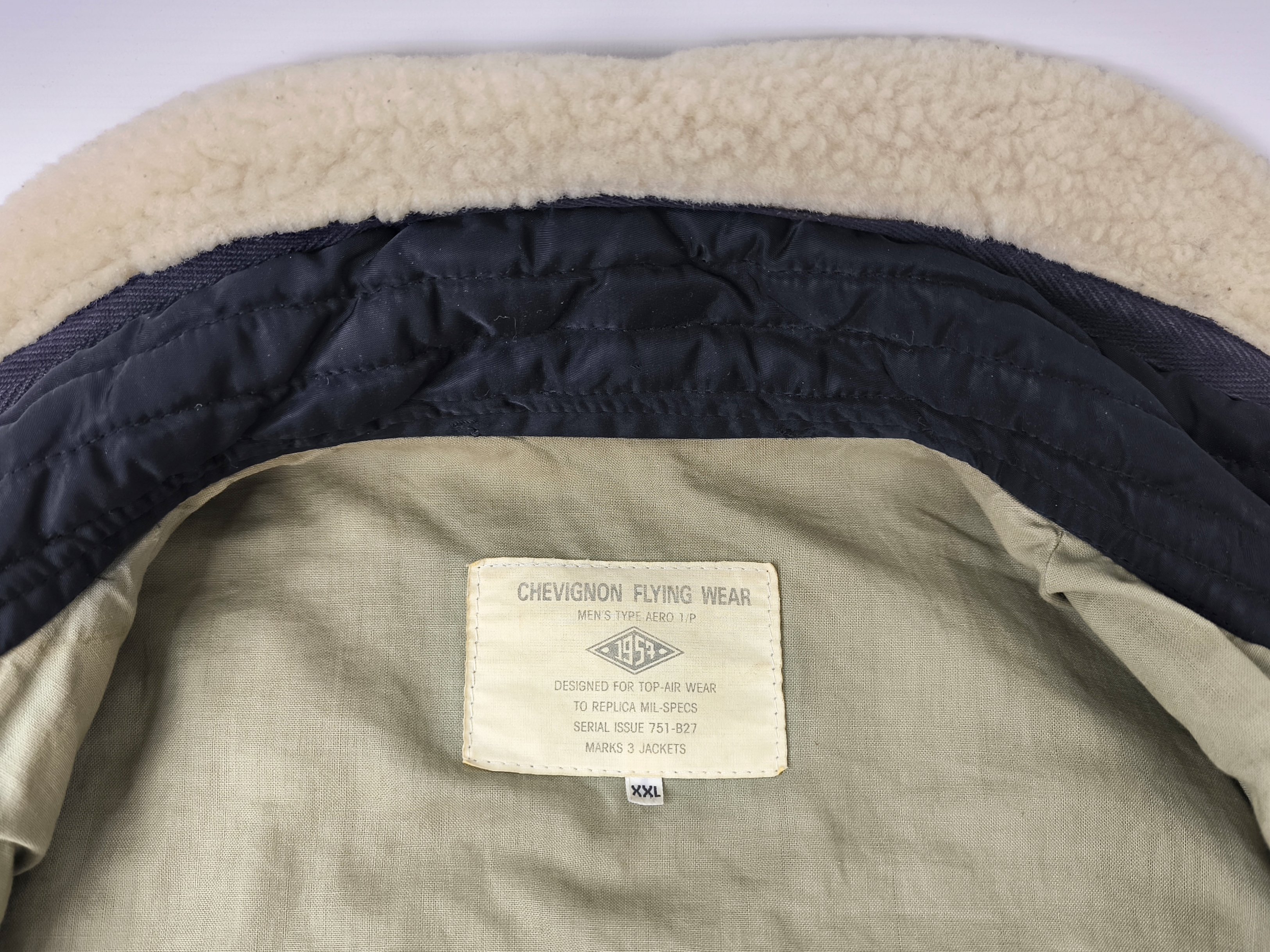 Chevignon Jacke Cosmos schwarz Gr. XXL (XL) Flying Air Wear 1957 vintage
