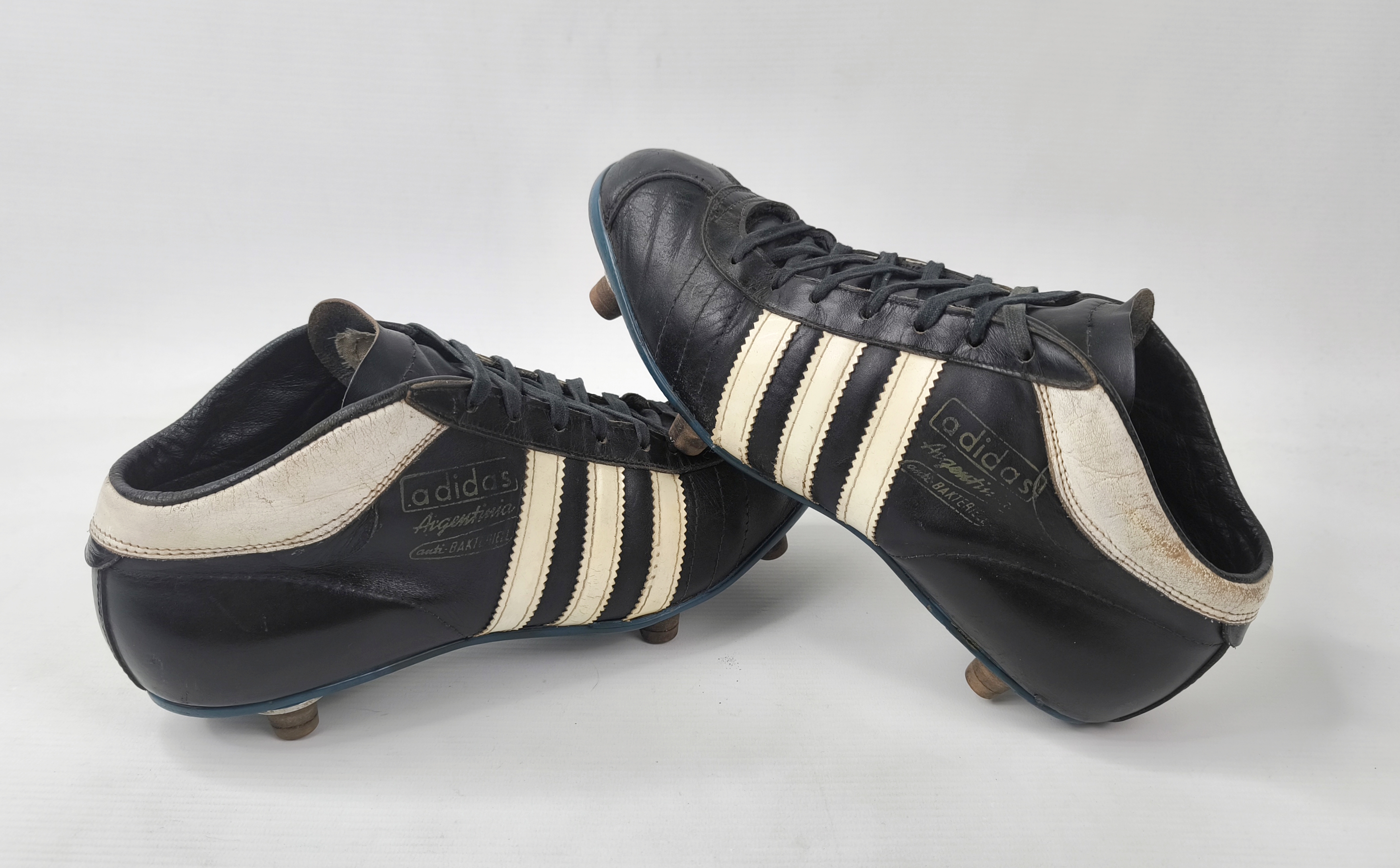 adidas Argentinia Fussball Schuhe 1960er EUR 41 UK 7 Western Germany 60s vintage
