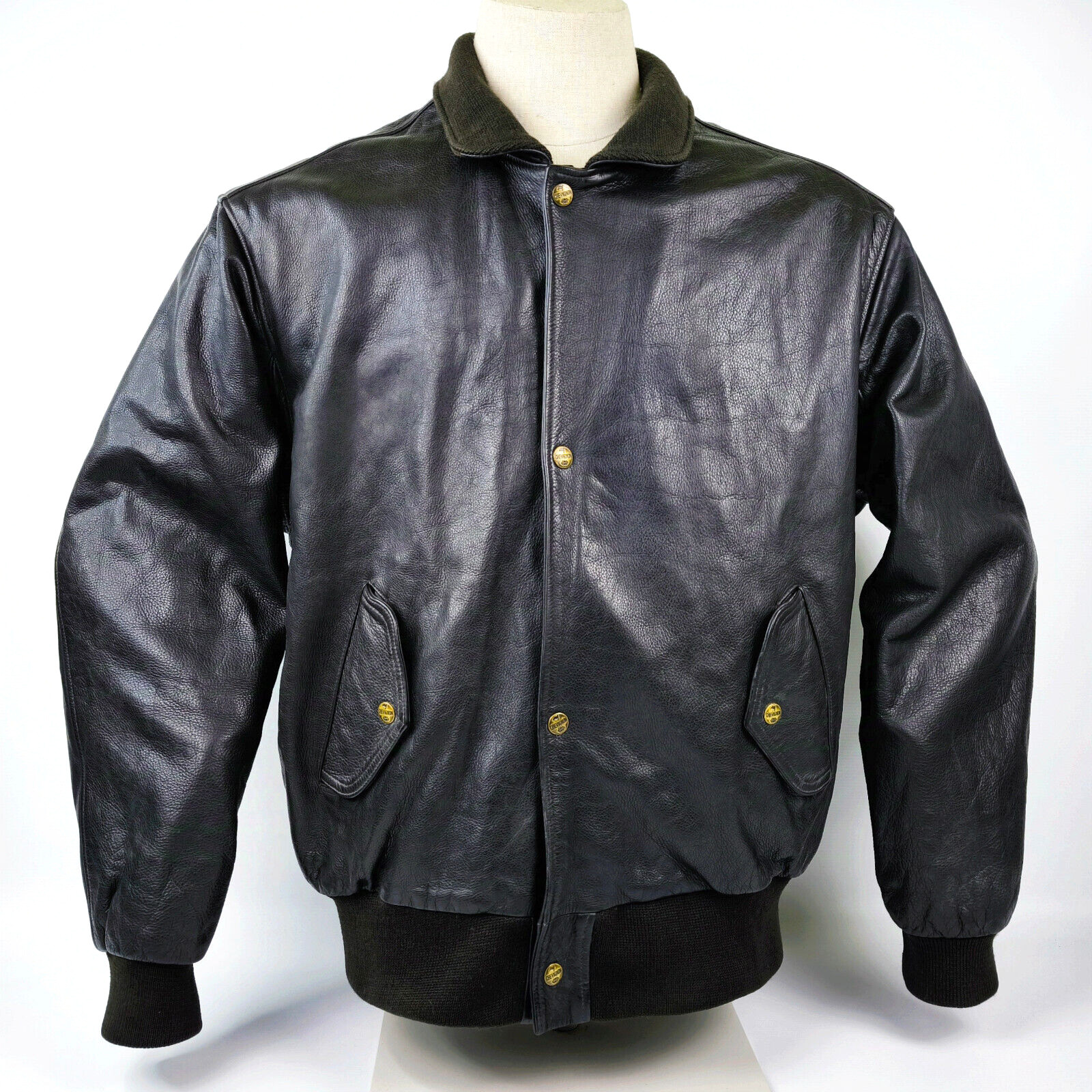 Chevignon Lederjacke Port Avion Gr. XXL dunkelbraun (fast schwarz) Porte