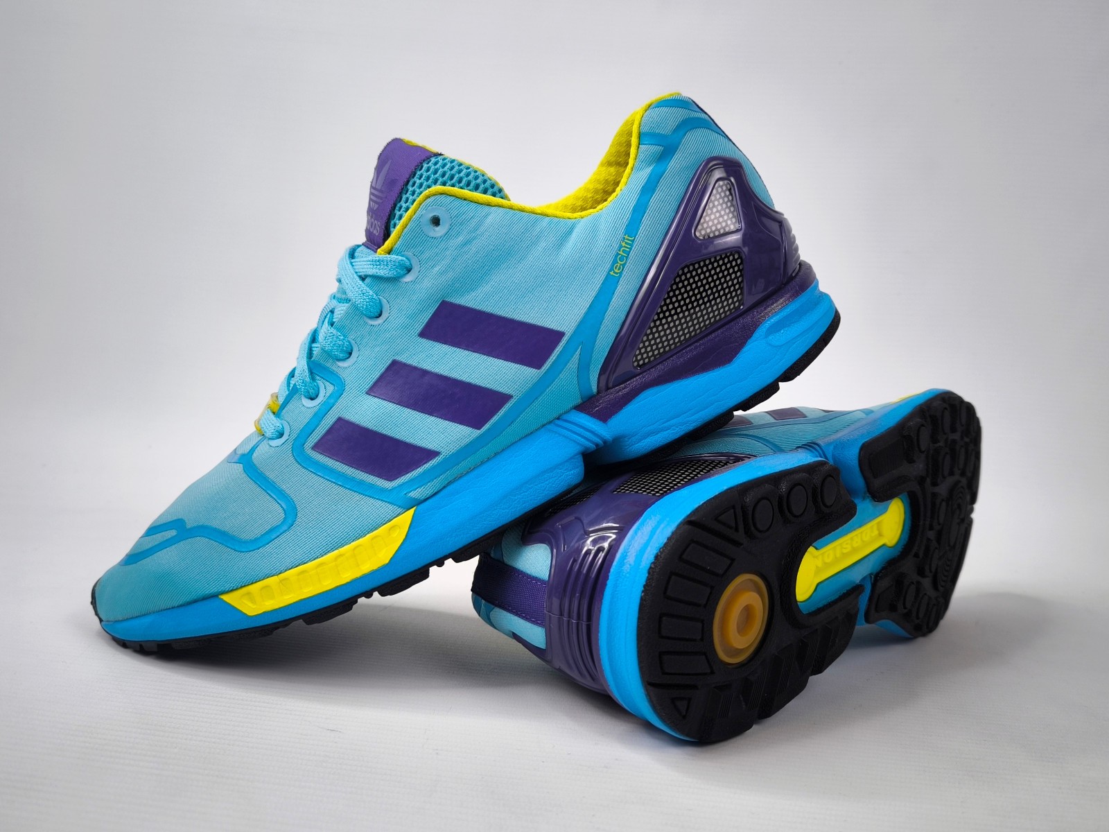 adidas ZX Flux Torsion Schuhe aqua UK 8.5 / Eur 42 2/3 aus 2015 AF6303