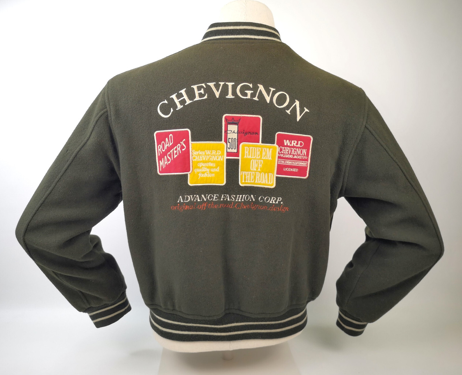 Chevignon Woll Jacke Conquest Jack Roadmasters Gr. S vintage