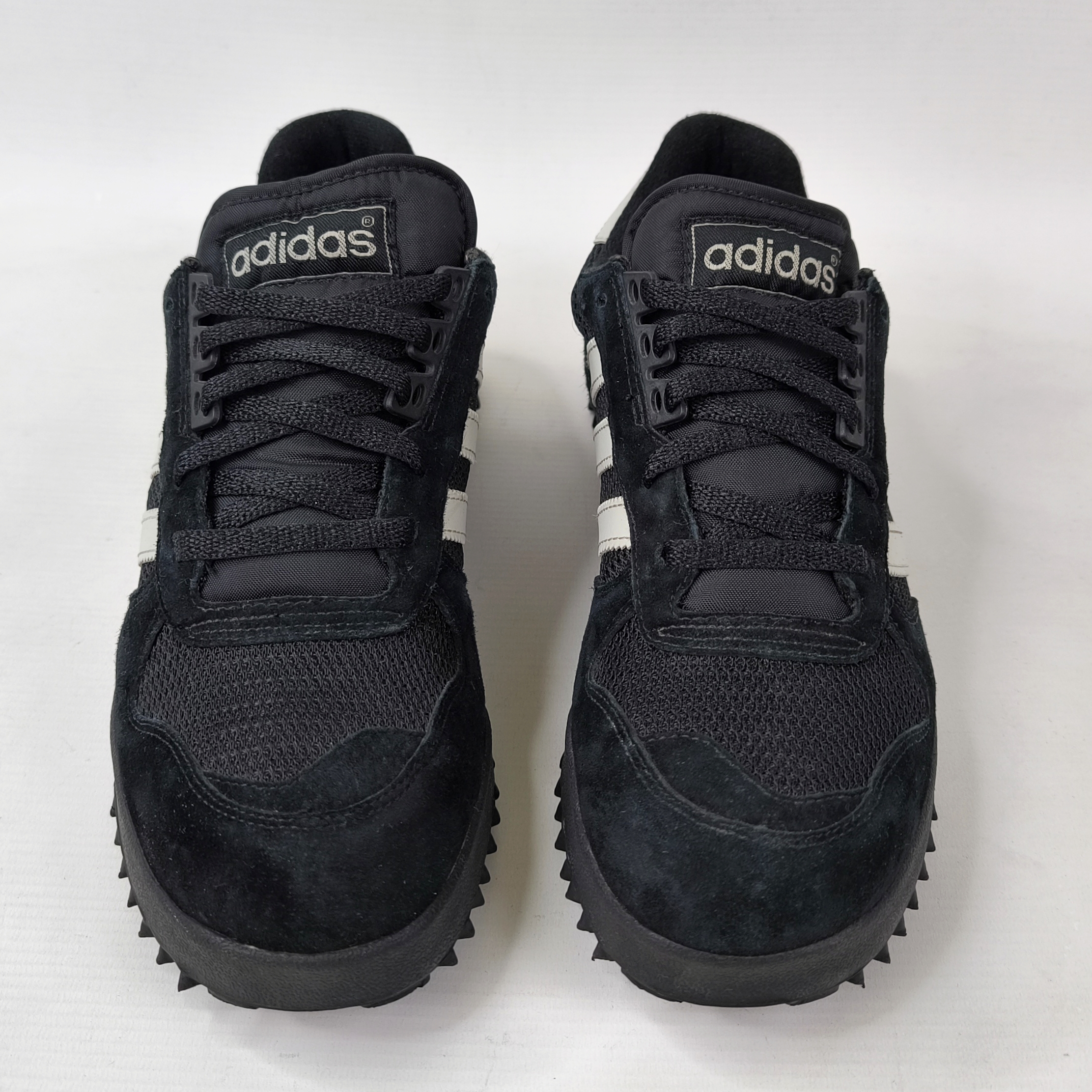 adidas Marathon TR Trainer Schuhe Eur 42 2/3 - UK 8.5 aus 2002 schwarz 033251