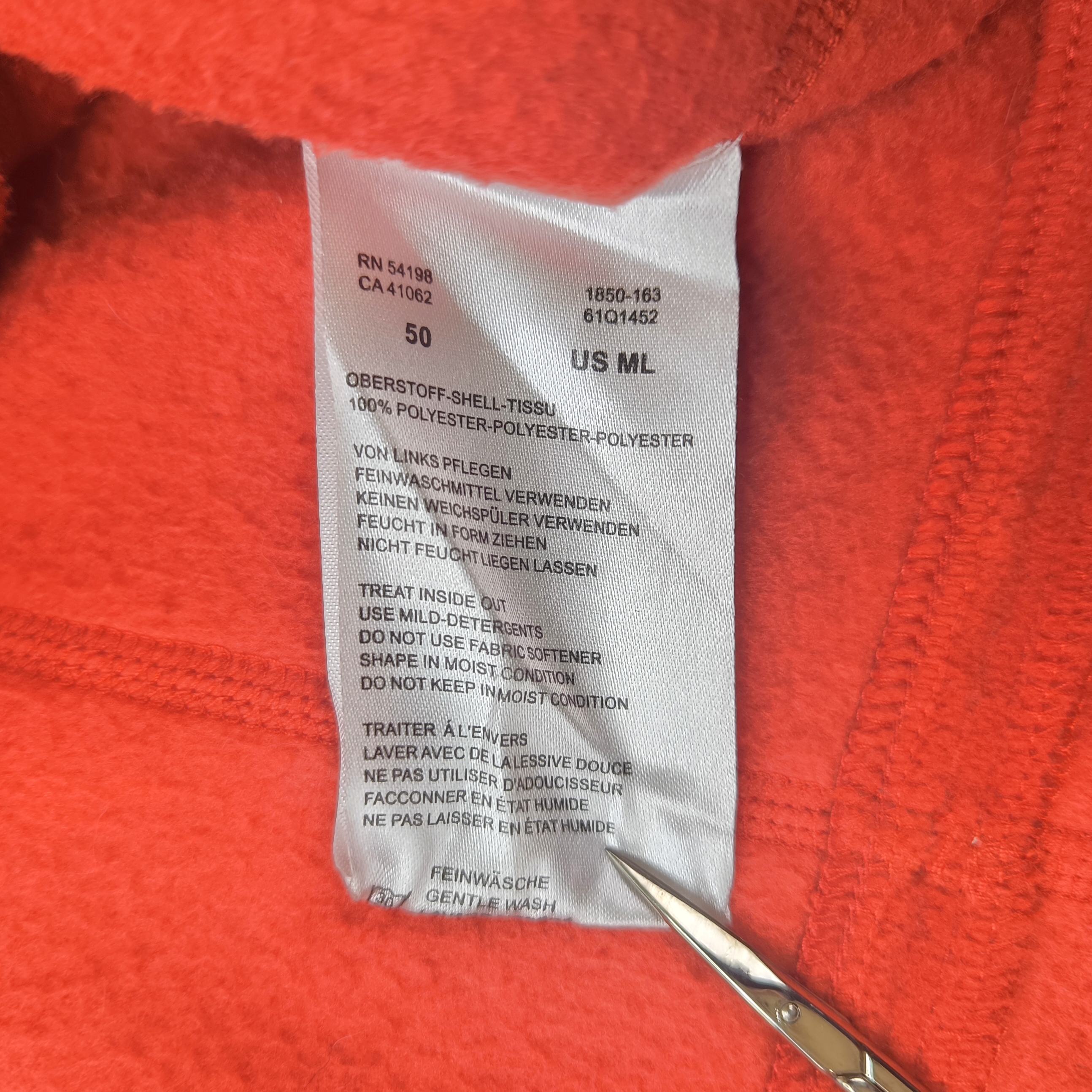 Bogner Fleece Jacke Expedition Gr. 50 (M/L) rot Fleecejacke Greenland