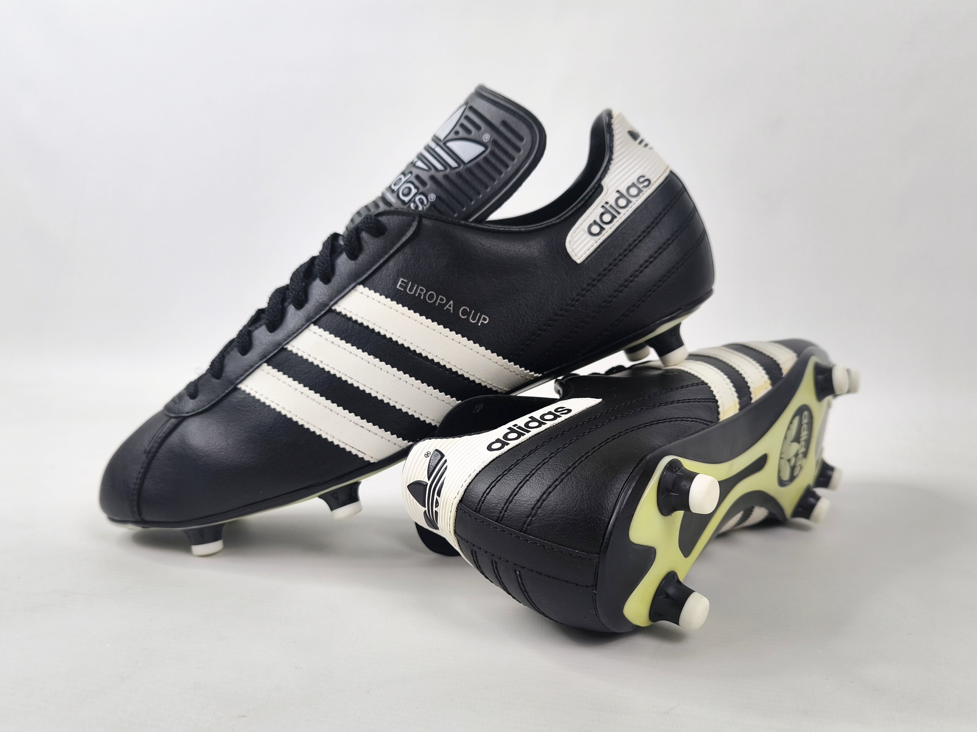 adidas Europa Cup Fussball Schuhe EUR 46 2/3 UK 11.5 West Germany 80s vintage