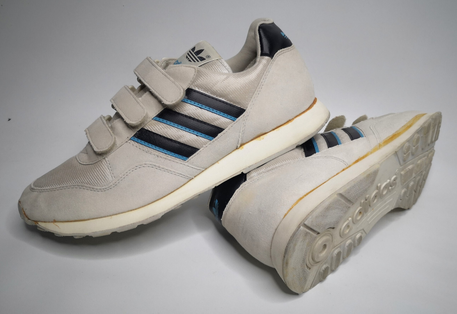 adidas Quitar Schuhe 80`s / 90`s Gr. EUR 44 / UK 9.5 vintage trainers