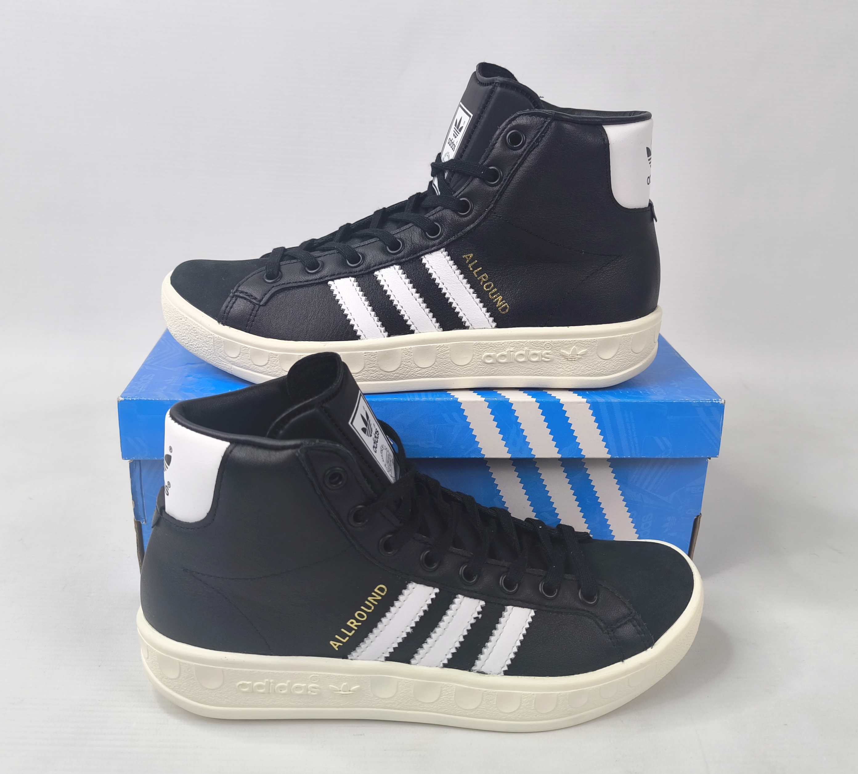 adidas Allround OG High Schuhe EUR 37 1/3 UK 4.5 aus 2016 schwarz BB5183 neu
