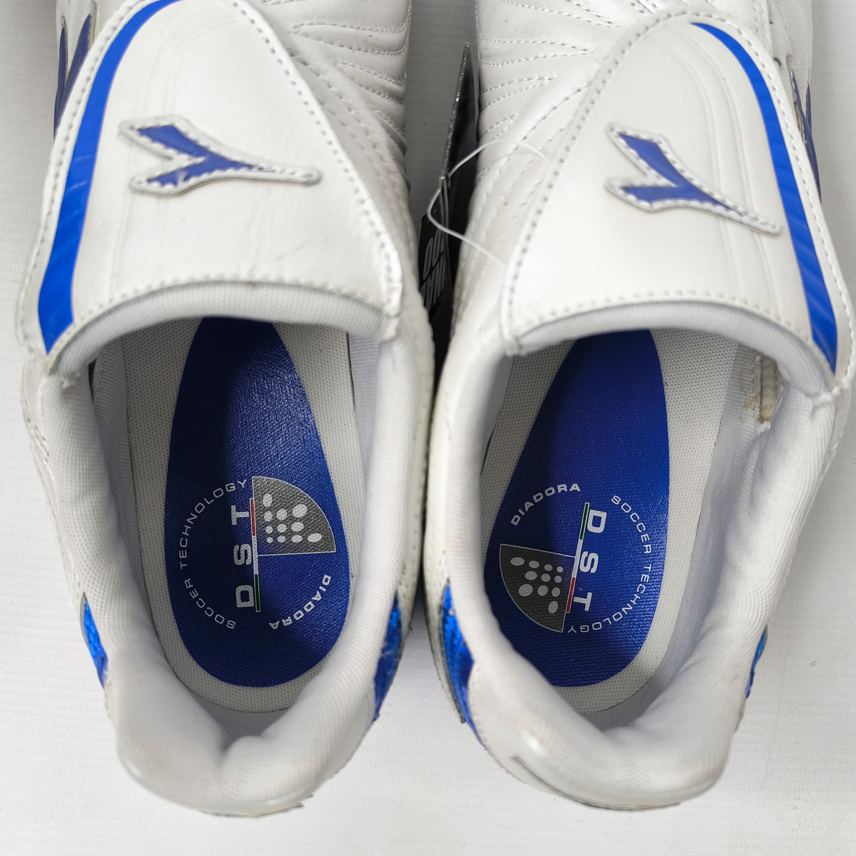 Diadora Maximus K RTX 14 Fussball Schuhe EUR 46 / UK 11.5 silber 145229 K-Leder Kopie