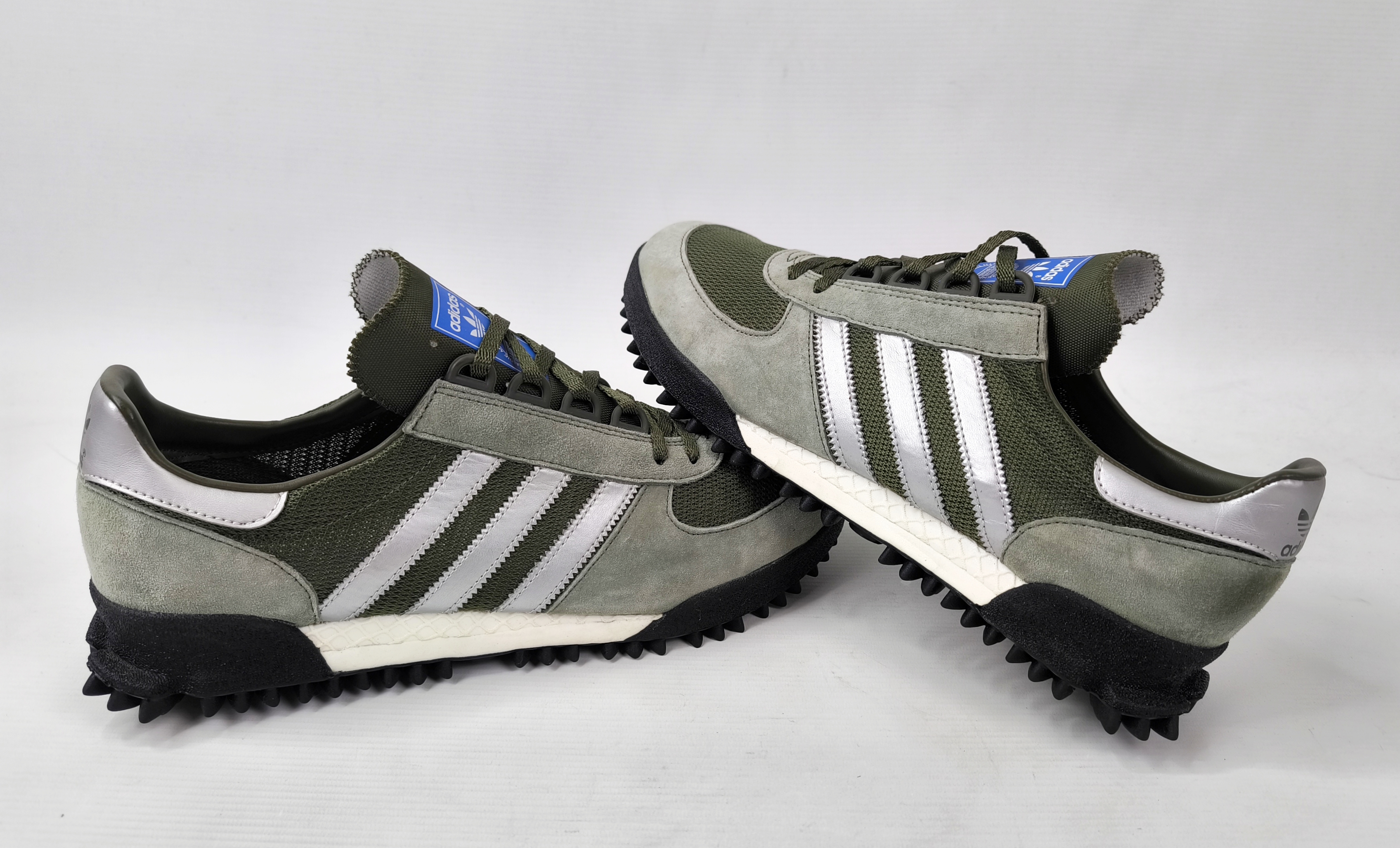 adidas Marathon TR Trainer Schuhe EUR 46 - UK 11 aus 2017 BB6803 grün silber neu