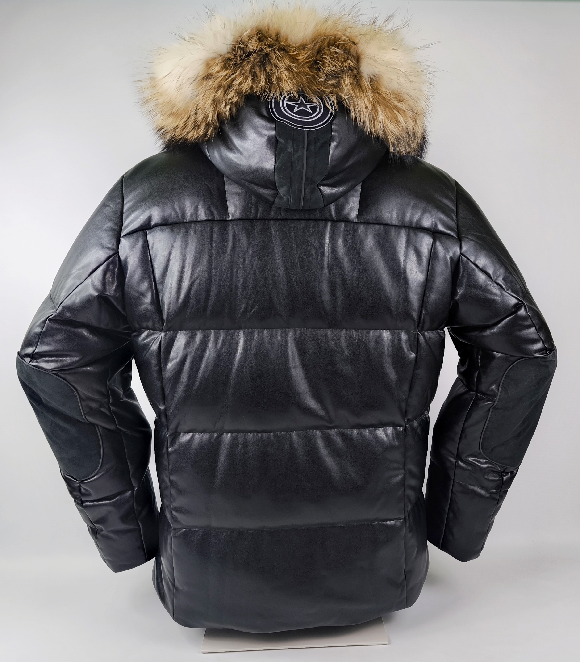 Bogner Skijacke Daunenjacke Tech Leder Gr. 54 (XL) schwarz Herren Luxus Jacke