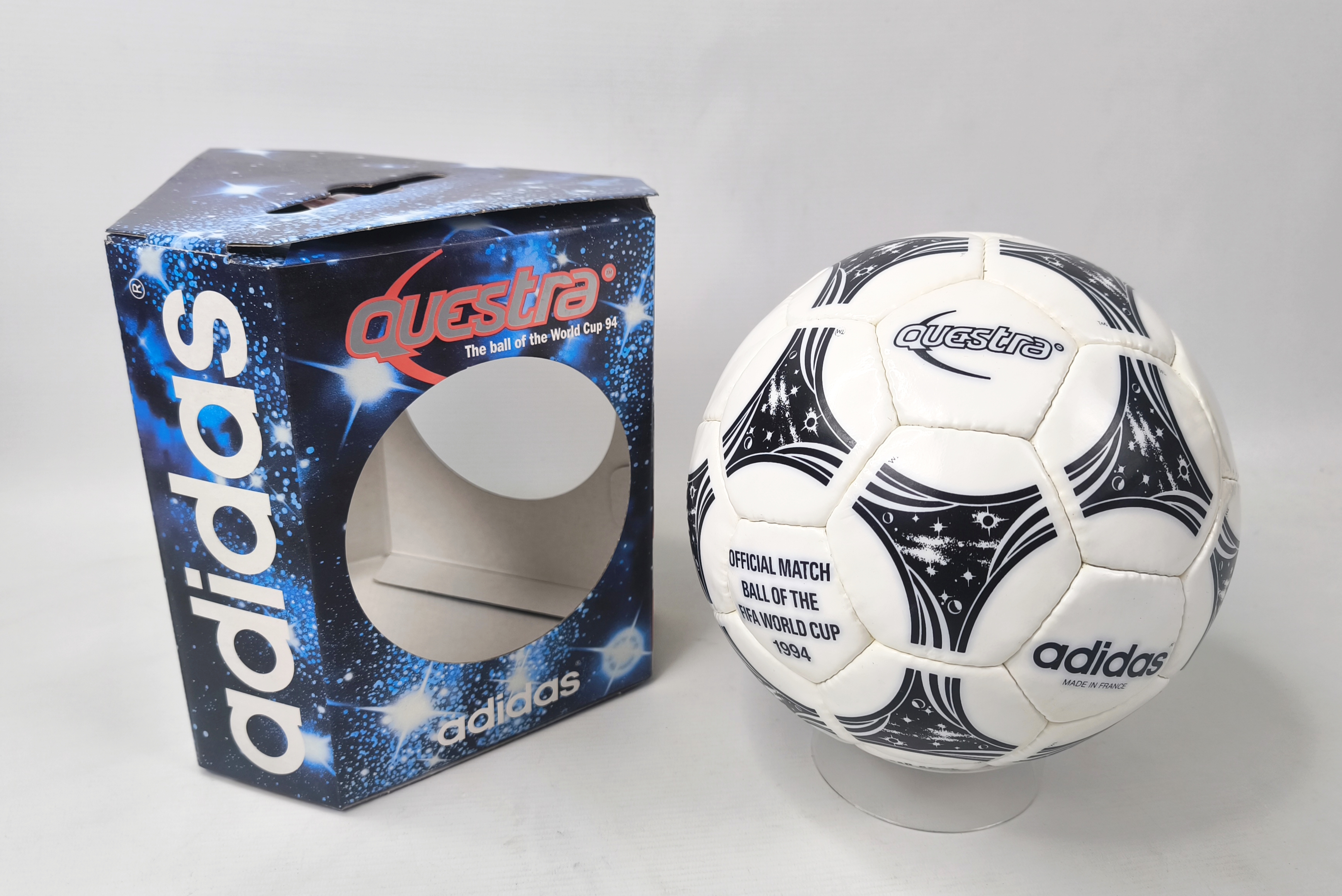 adidas Fussball Questra Official matchball WM World Cup 1994 Made in France