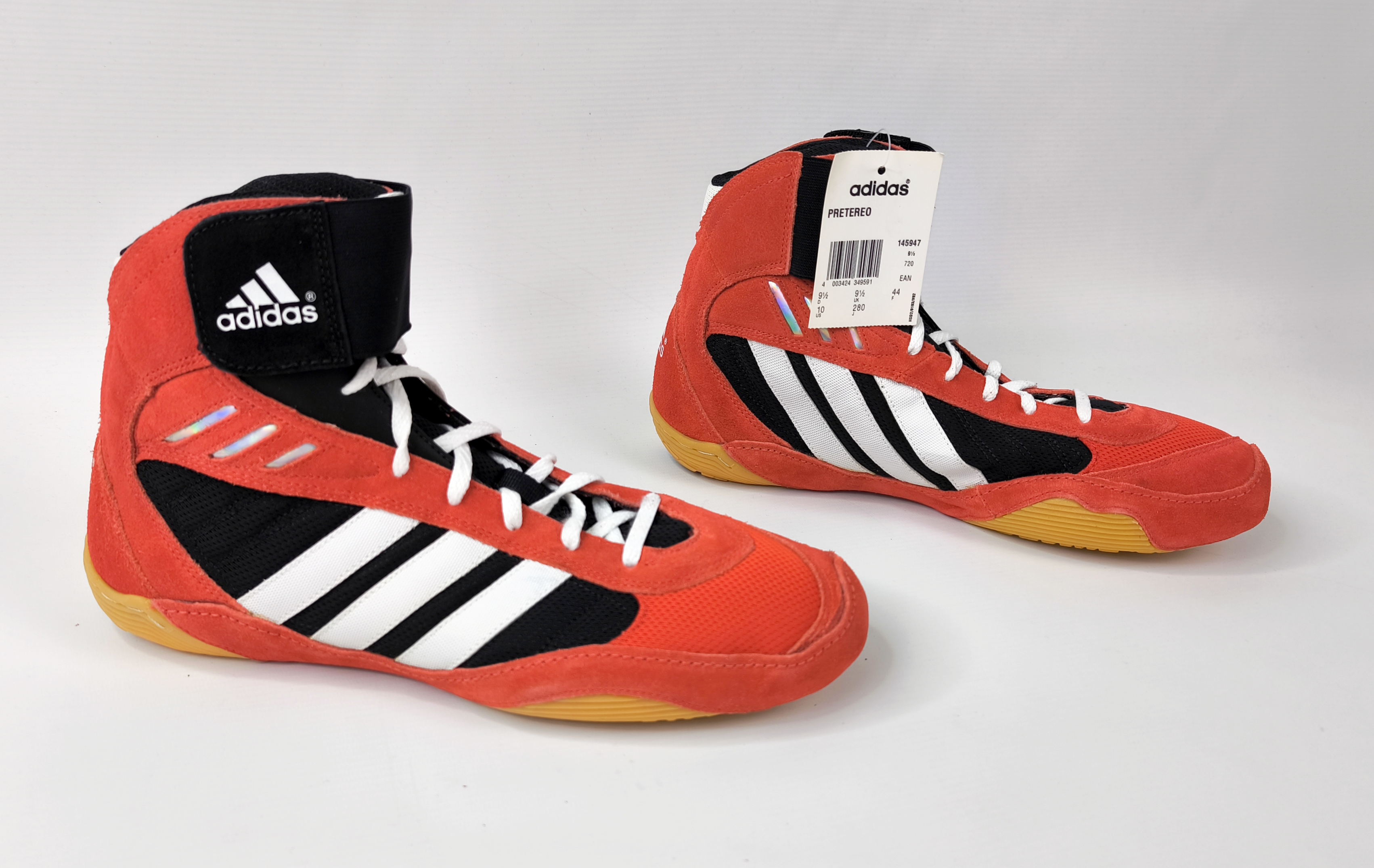 adidas Wrestling Schuhe Pretereo rot 2003 EUR 44 UK 9.5 combat 145947 neu