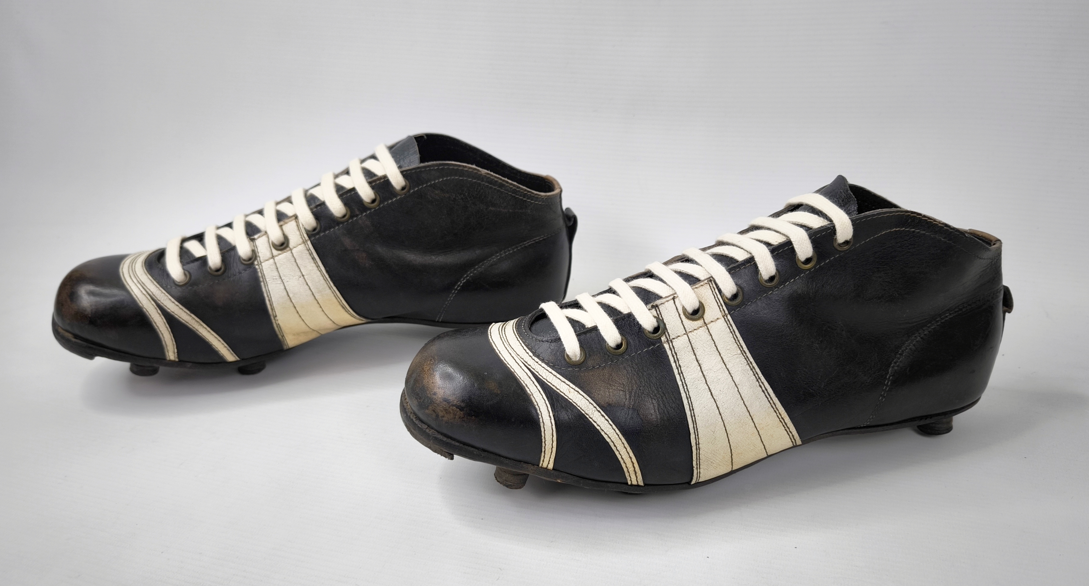Puma Fussball Schuhe 1950`s EUR 45 / UK 10.5 vintage football boots Atom Trumpf