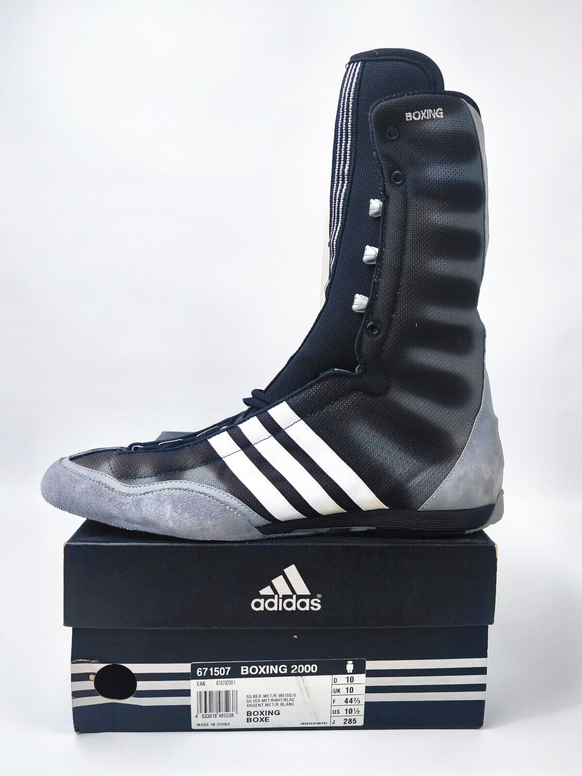adidas Boxing 2000 Boxing Boots Box Schuhe aus 2003 Gr. 44 2/3 / UK 10 671507