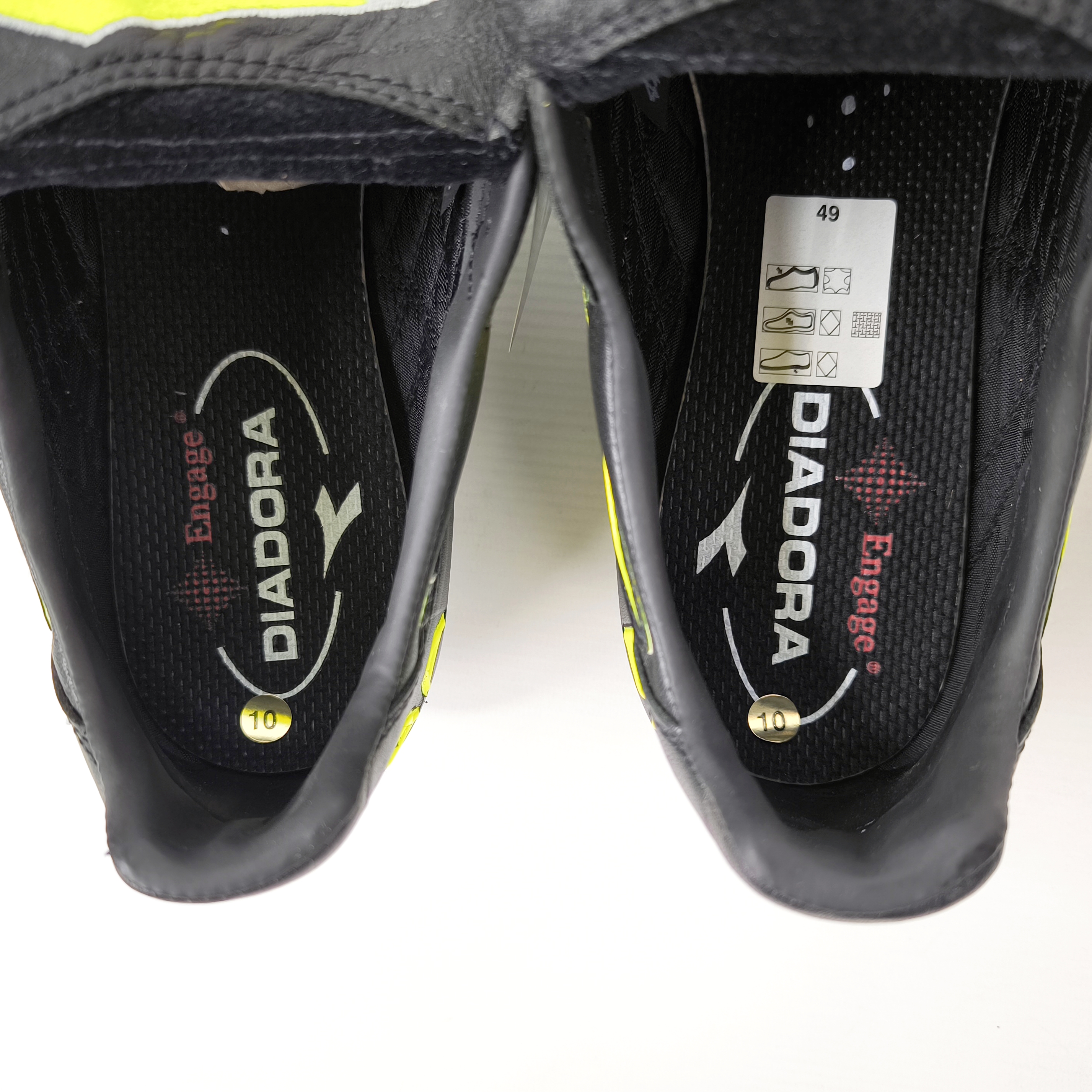 Diadora Brasil Pro SC Fussball Schuhe EUR 44.5 / UK 10 Made in Italy 125496