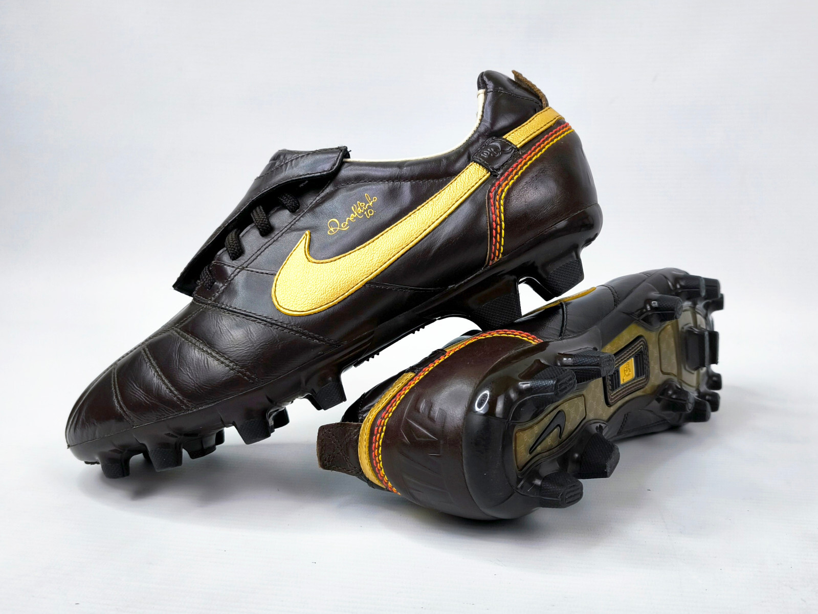 Nike Tiempo Ronaldinho R10 FG 2007 EUR 43 / UK 8.5 Fussball Schuhe 315362-271