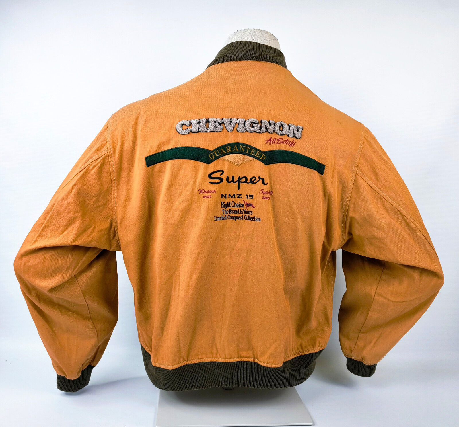 Chevignon Jacke Super terra Gr. L (M) Baumwolle vintage