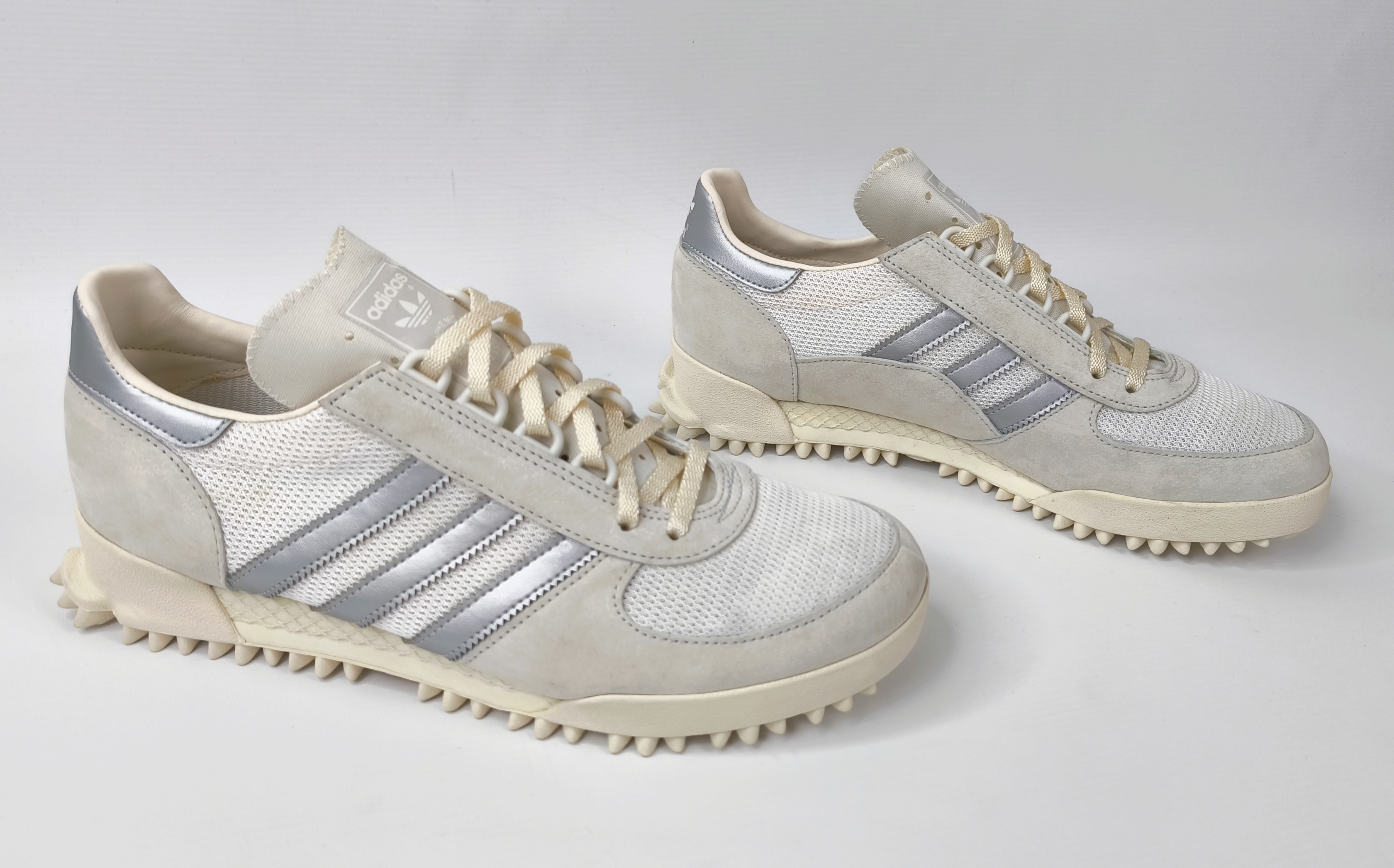 adidas Marathon TR Trainer Schuhe EUR 44 2/3 UK 10 aus 2017 Crystal White BB6805
