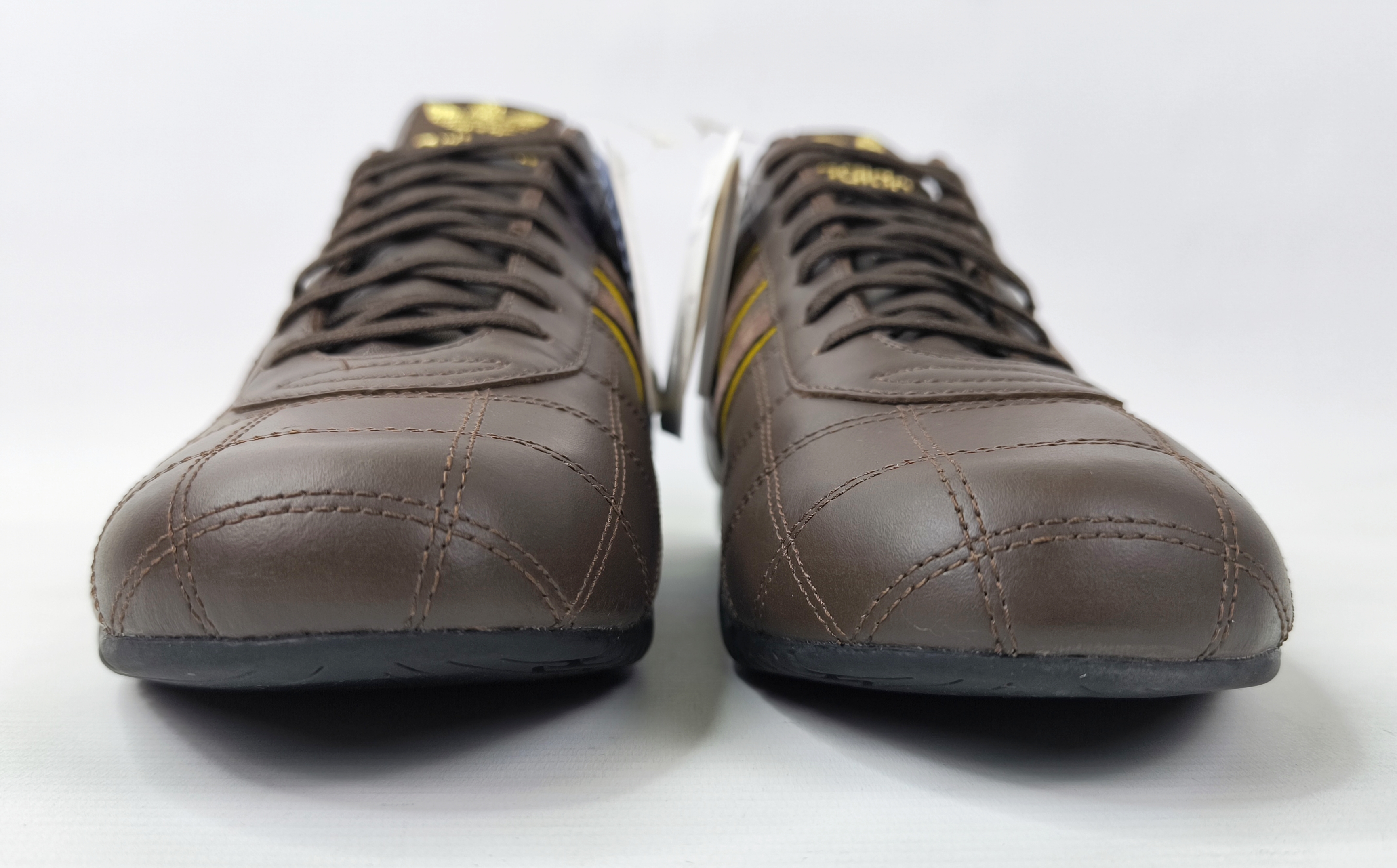 adidas Tuscany LEA Schuhe EUR 47 1/3 UK 12 aus 2004 Wildleder Leder braun 044867