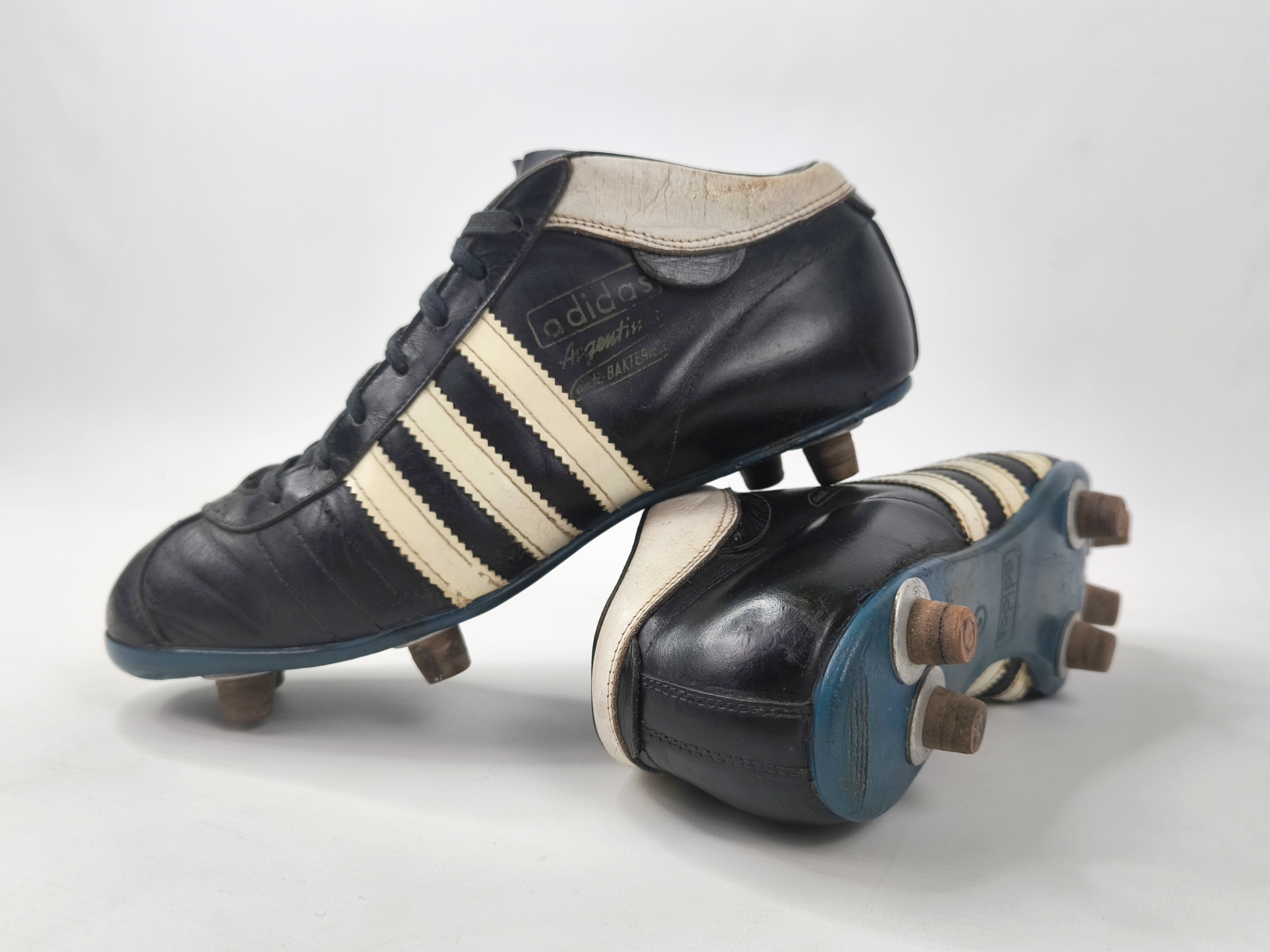 adidas Argentinia Fussball Schuhe 1960er EUR 41 UK 7 Western Germany 60s vintage