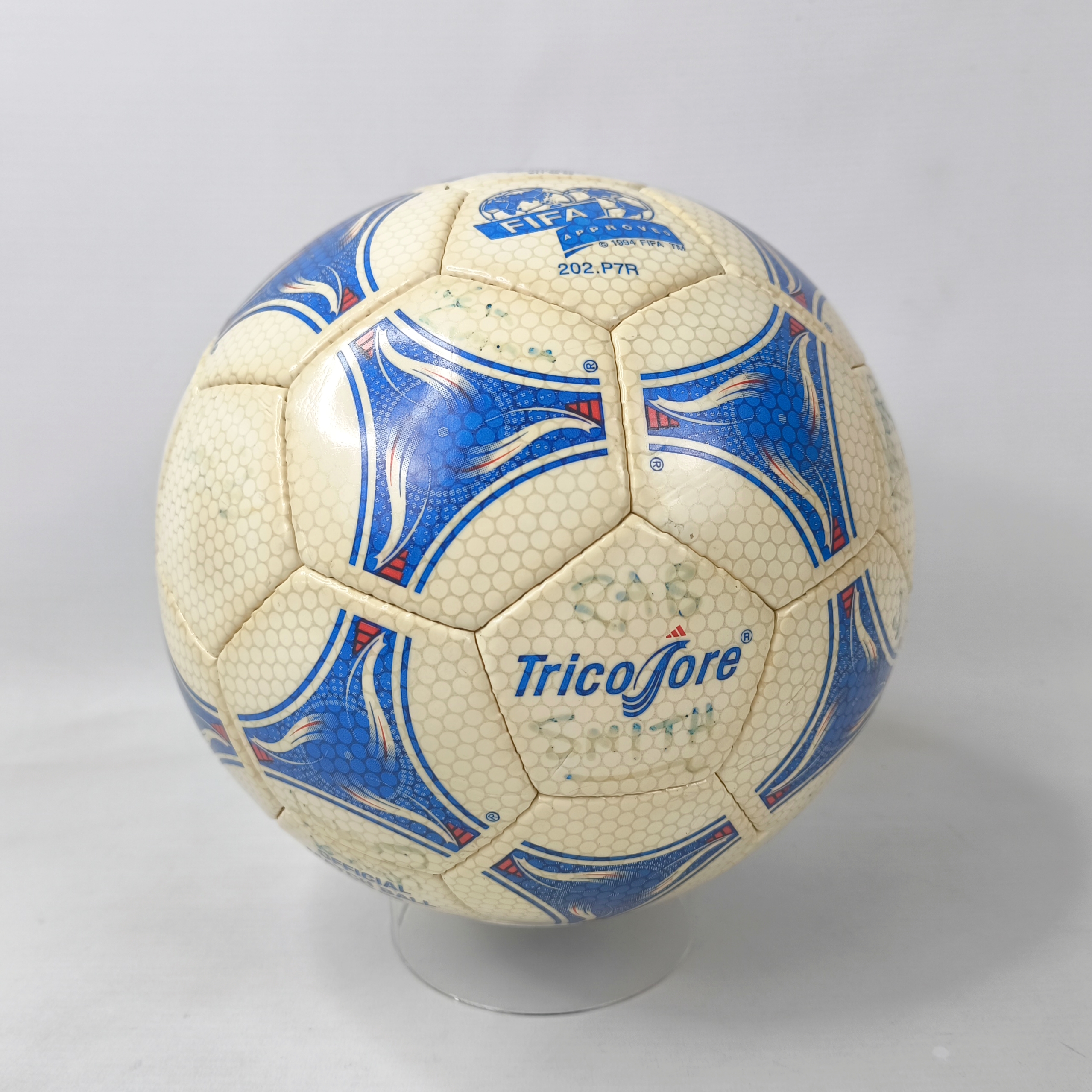 adidas Tricolore Fussball Official Matchball World Cup 1998 Made in Morocco
