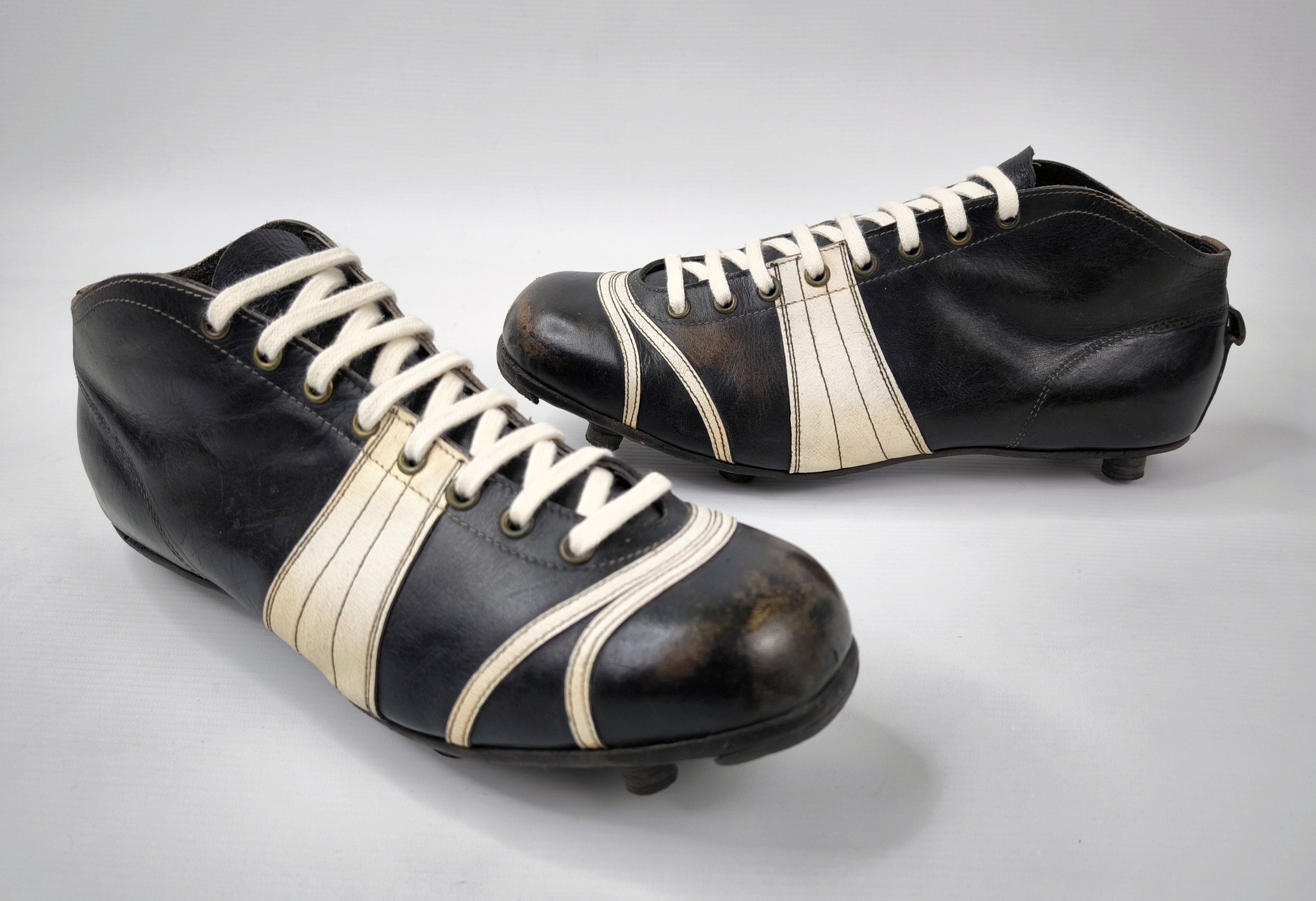 Puma Fussball Schuhe 1950`s EUR 45 / UK 10.5 vintage football boots Atom Trumpf