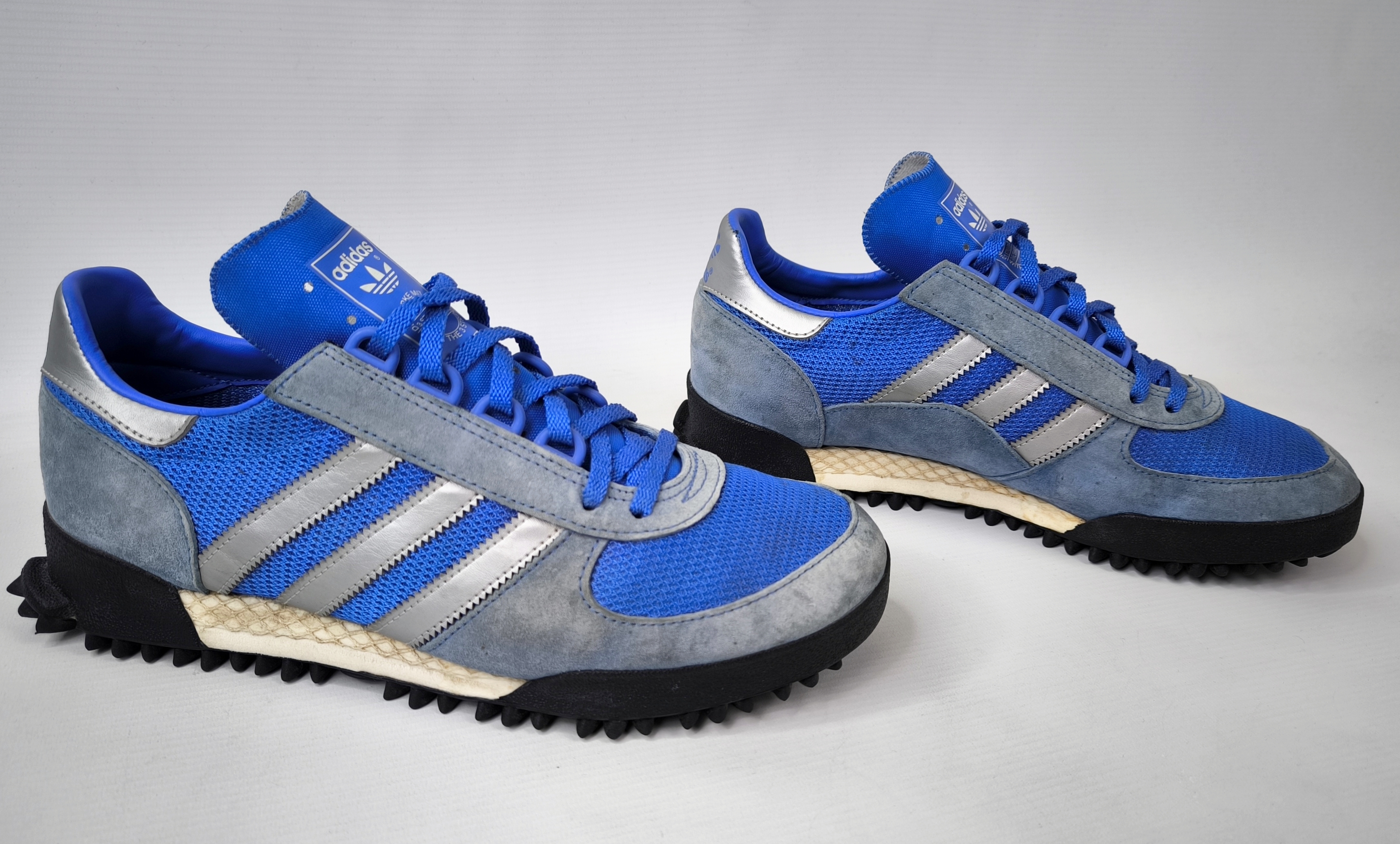 adidas Marathon TR Trainer Schuhe EUR 42 - UK 8 aus 2017 BB6802 blau silber