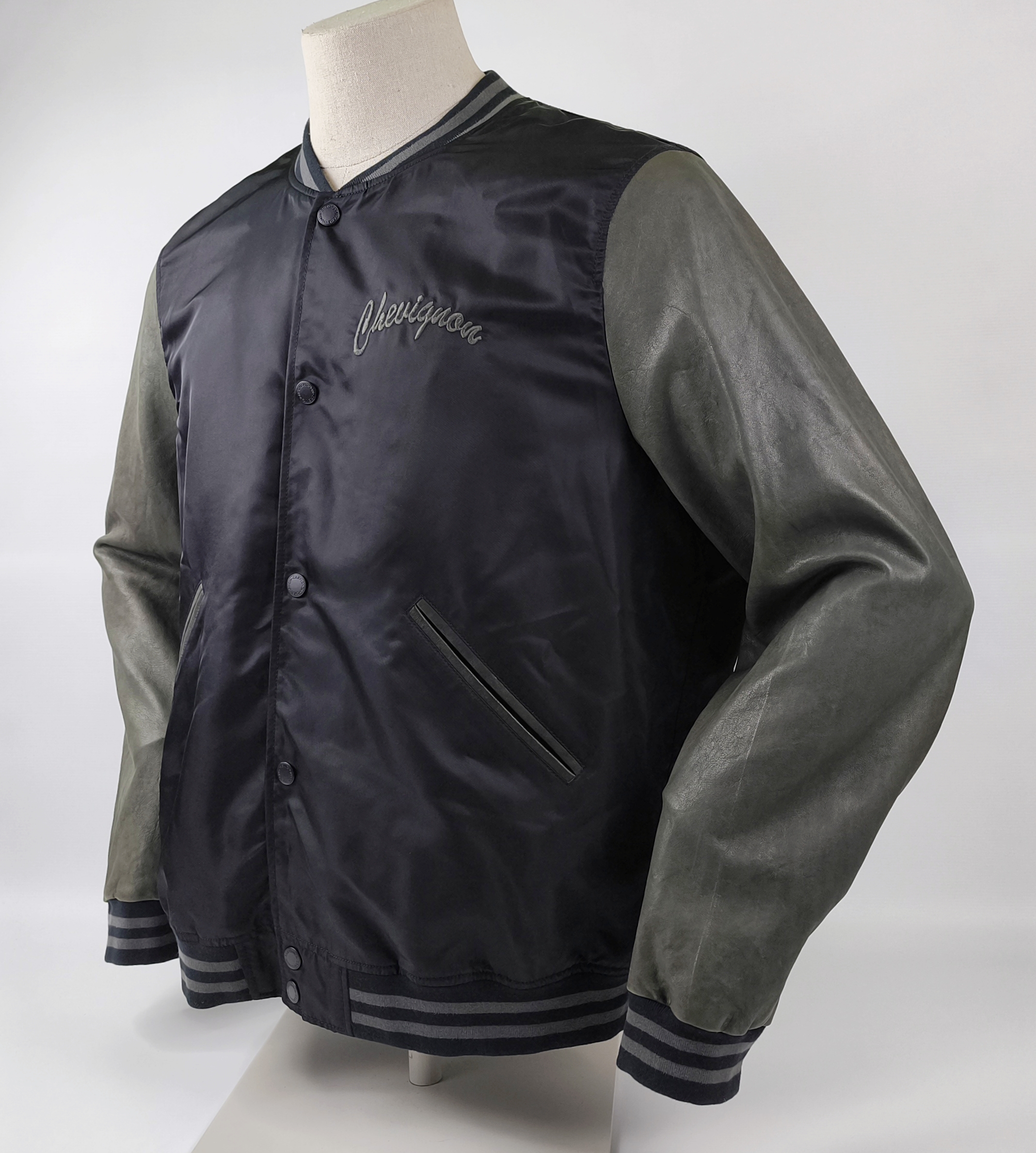Chevignon Jacke Baseball- / College Gr. XXL (XL) Exclusively mit Lederärmeln neu