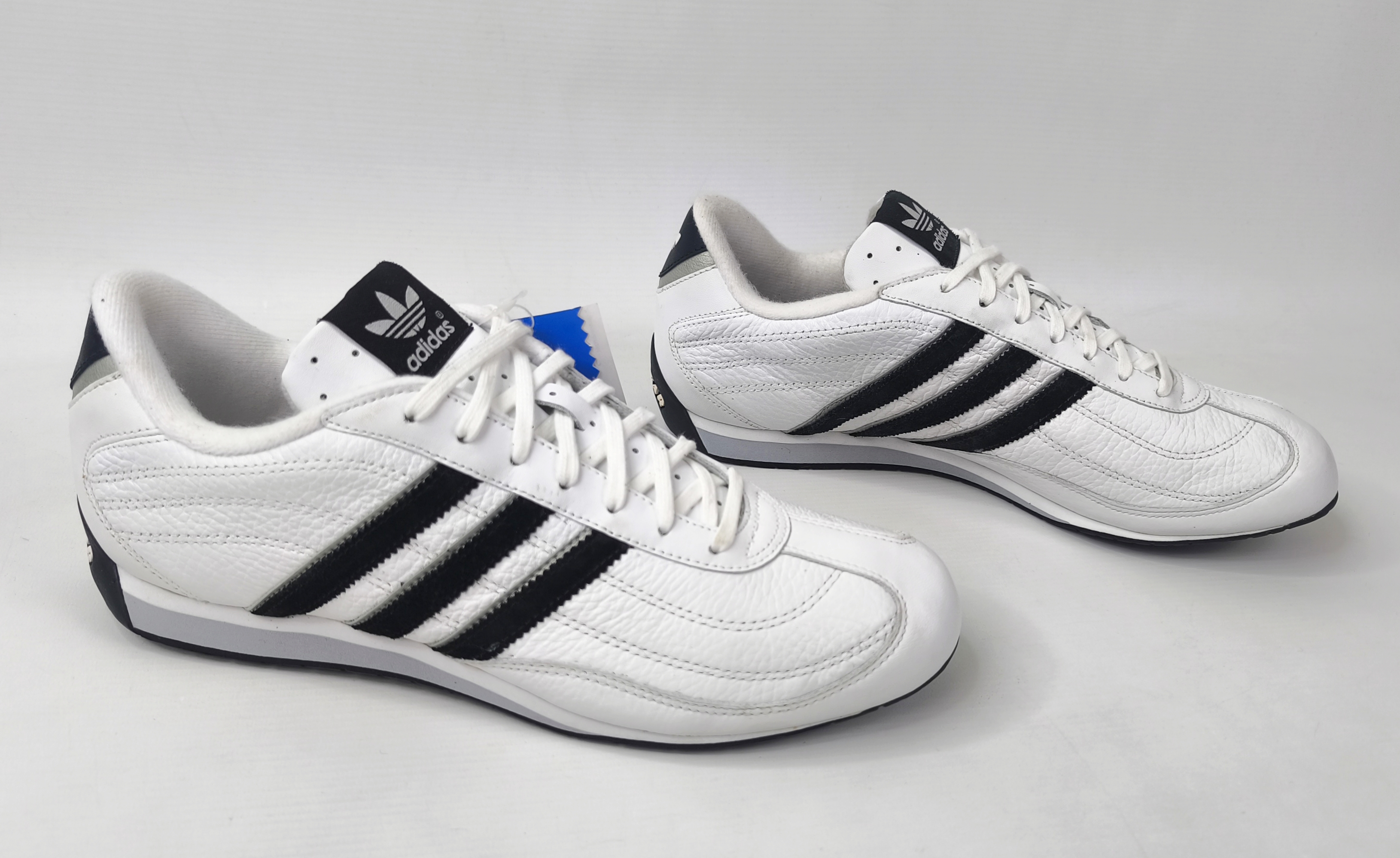 adidas Jerez 3 Schuhe EUR 44 UK 9.5 schwarz weiß Leder 464929 aus 2006
