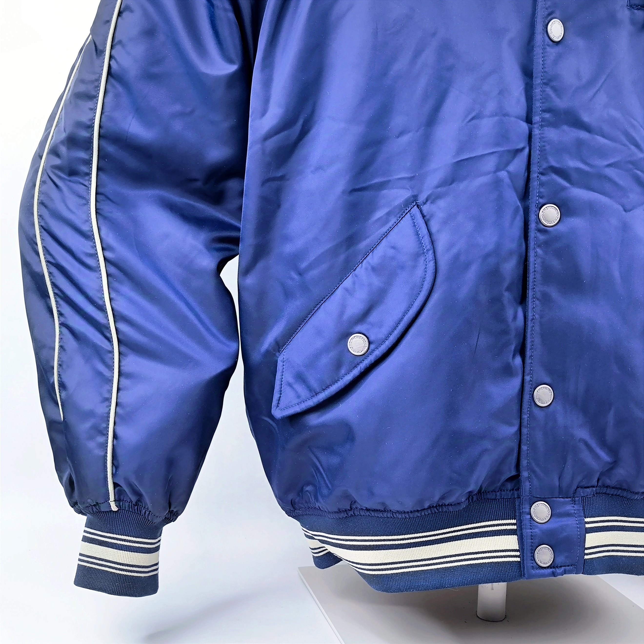 Chevignon Jacke Honor 350TH Aces blau Gr. M (L) mit abnehmbarer Sweat Kapuze