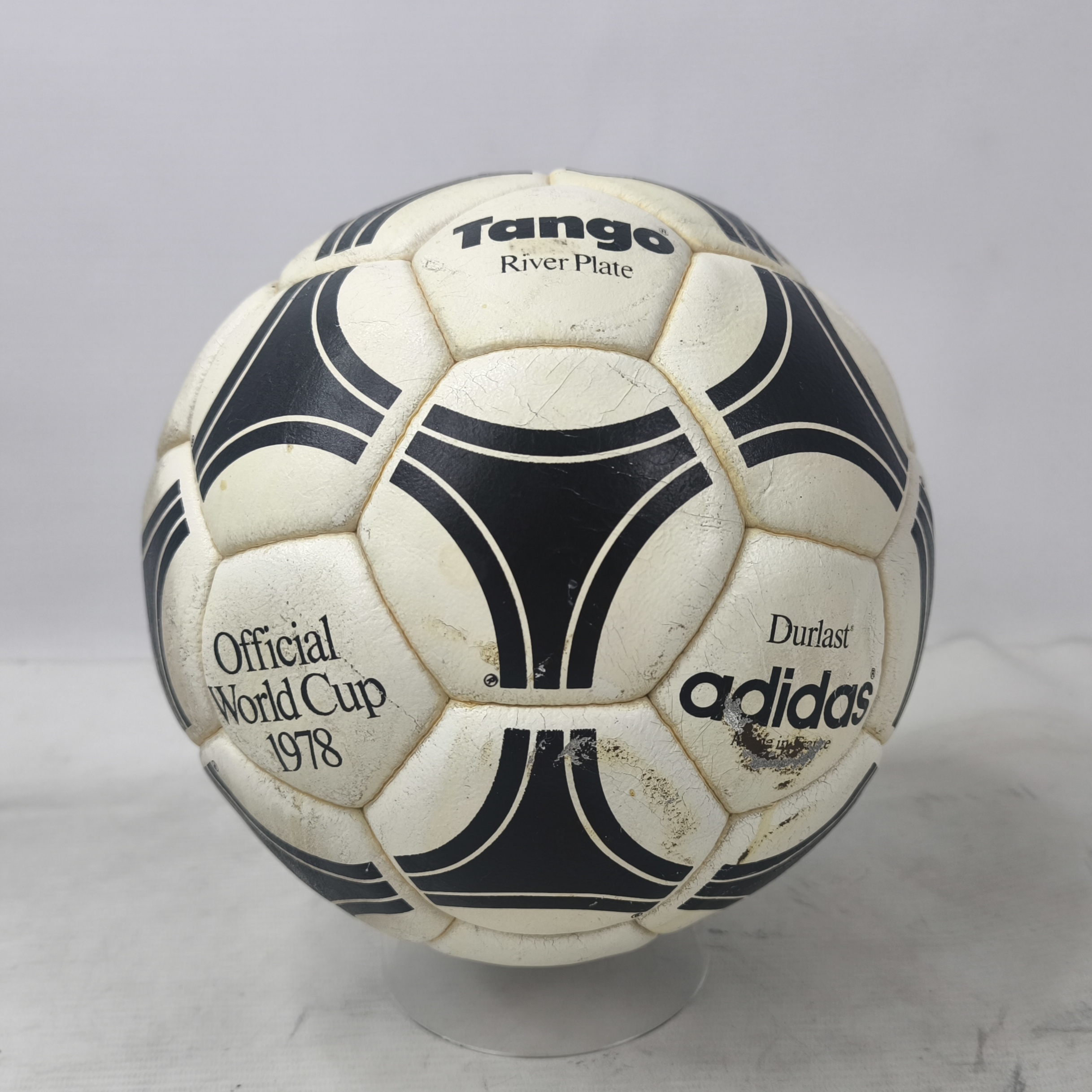 adidas Tango River Plate Fussball Official World Cup 1978 Made in France Durlast