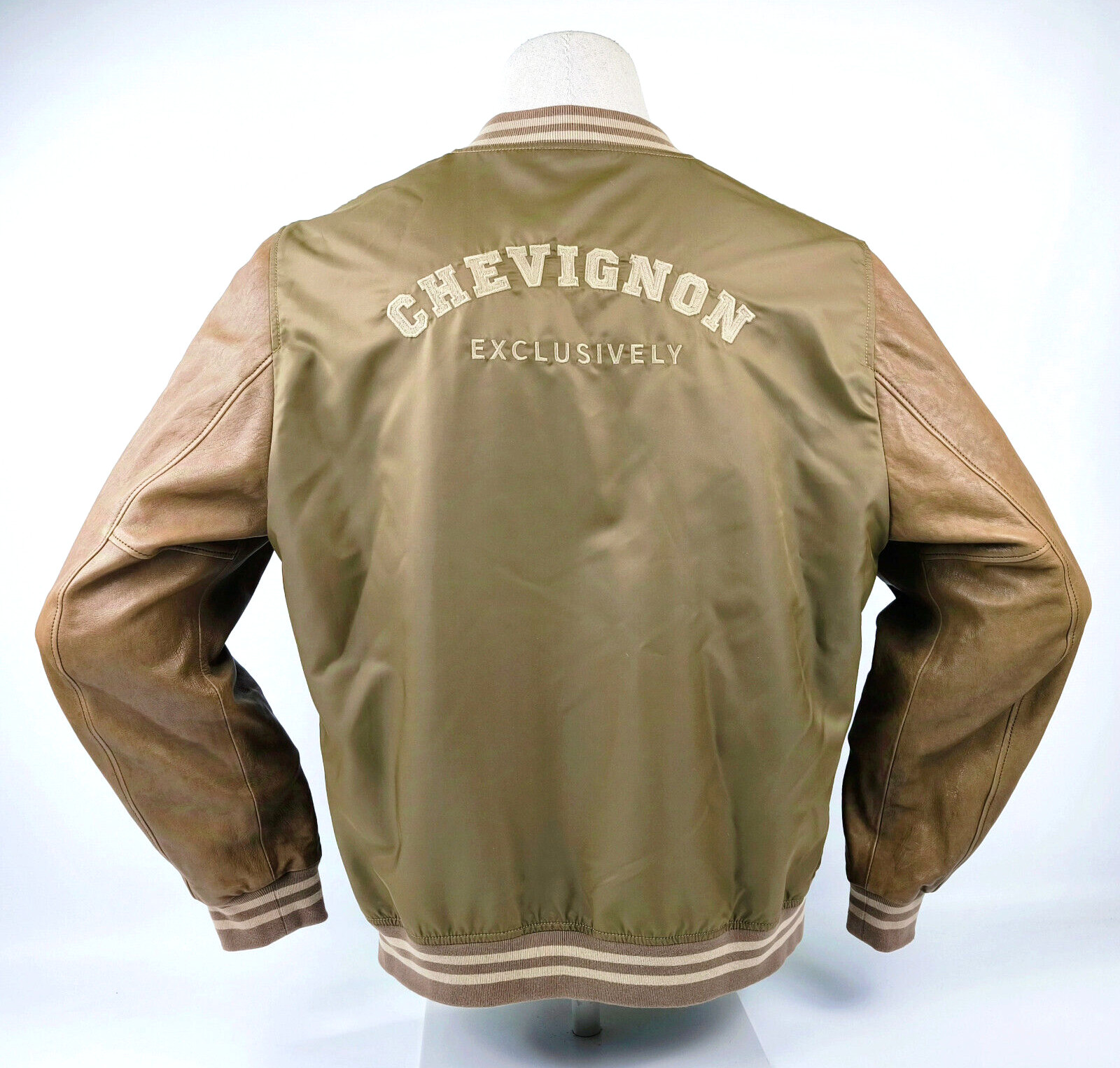 Chevignon Jacke Baseball-/ College Exclusively Gr. XL mit Lederärmeln