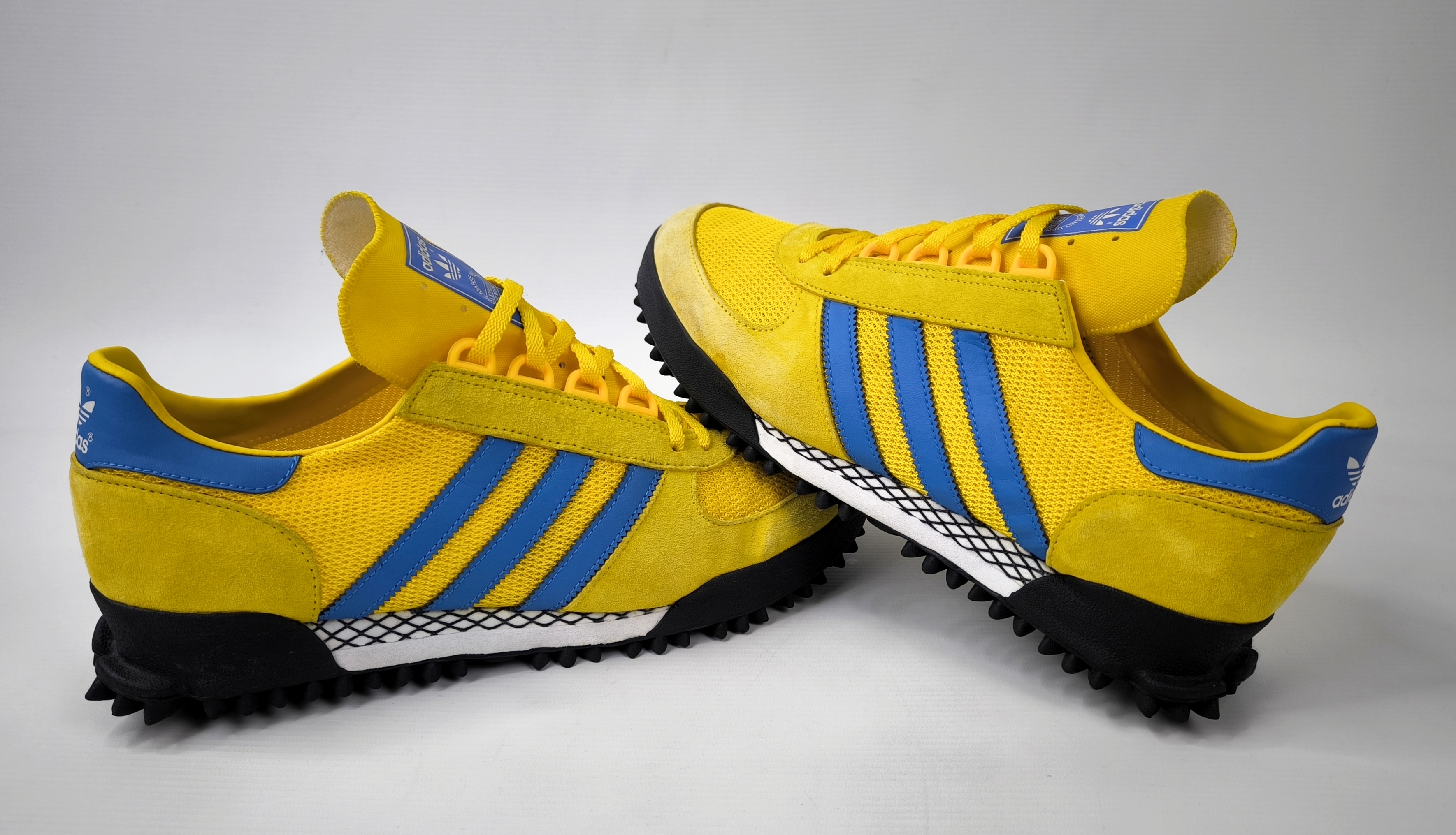 adidas Marathon TR Trainer Schuhe Eur 46 - UK 11 aus 2017 B27876 gelb blau